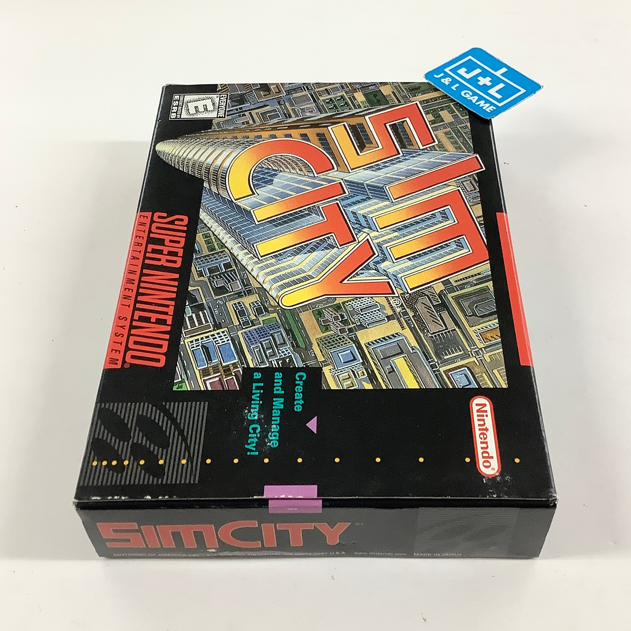 SimCity - (SNES) Super Nintendo [Pre-Owned]