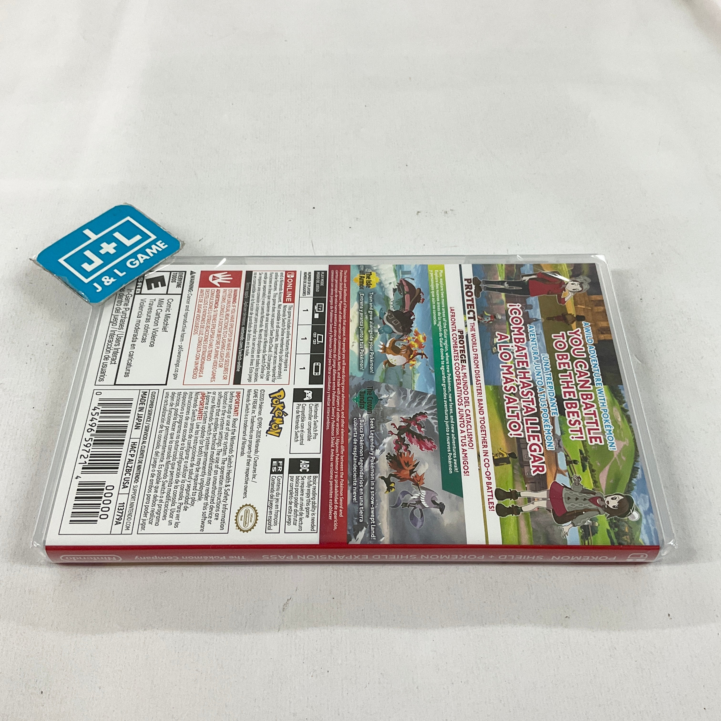 Pokémon Shield + Pokémon Shield Expansion Pass - (NSW) Nintendo