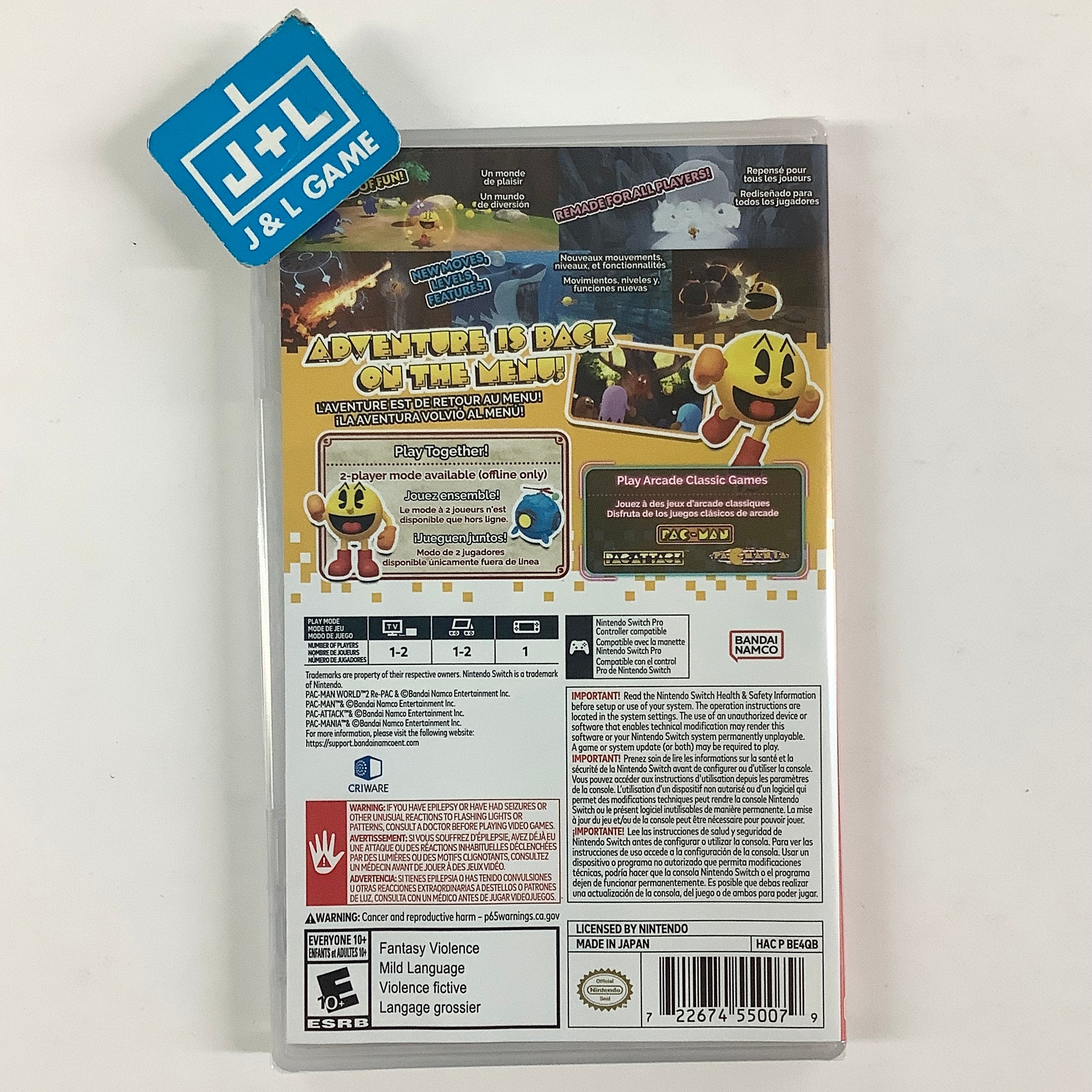 Pac-Man World 2: Re-PAC - (NSW) Nintendo Switch Video Games Bandai Namco