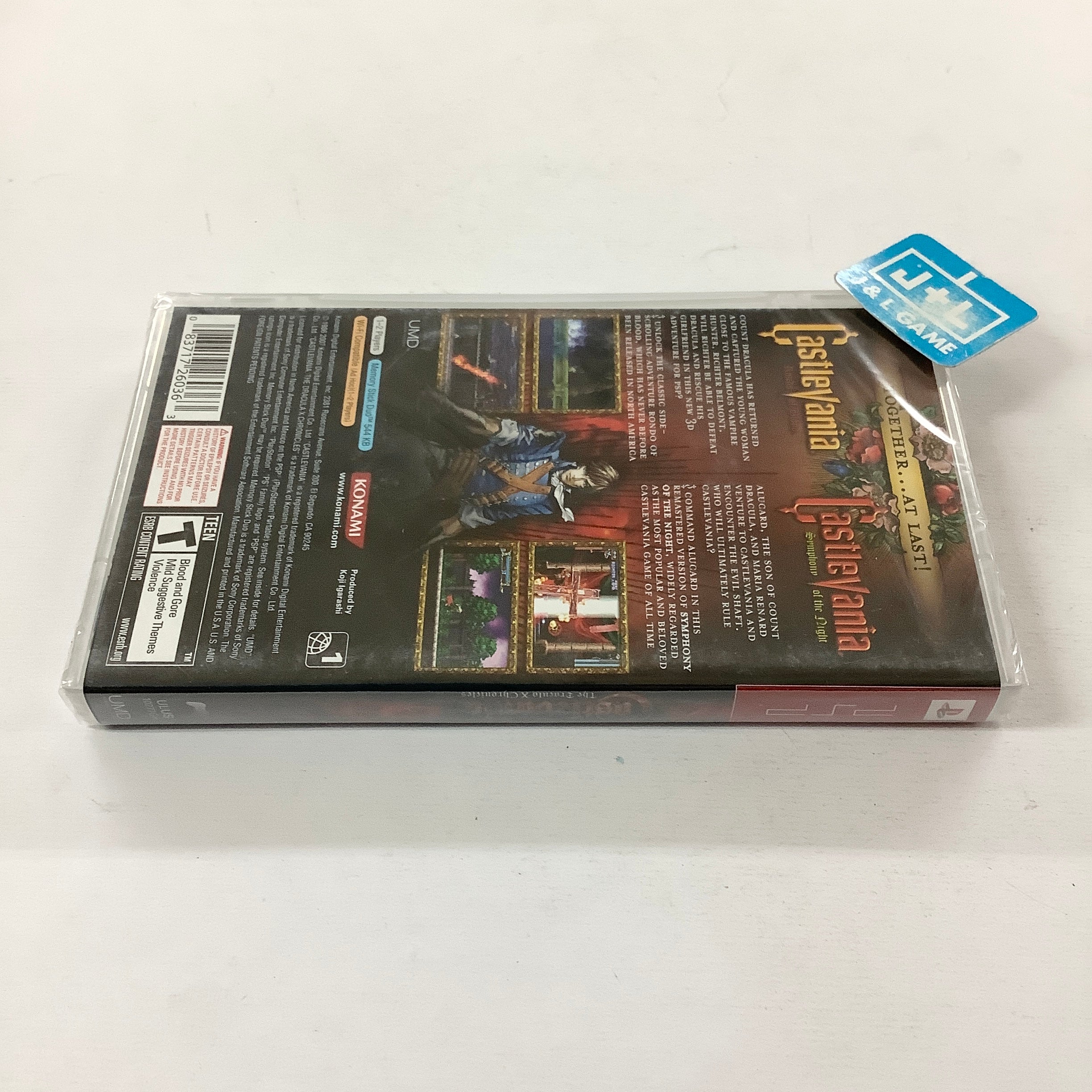 Castlevania: The Dracula X Chronicles (Greatest Hits) - SONY PSP Video Games Konami   