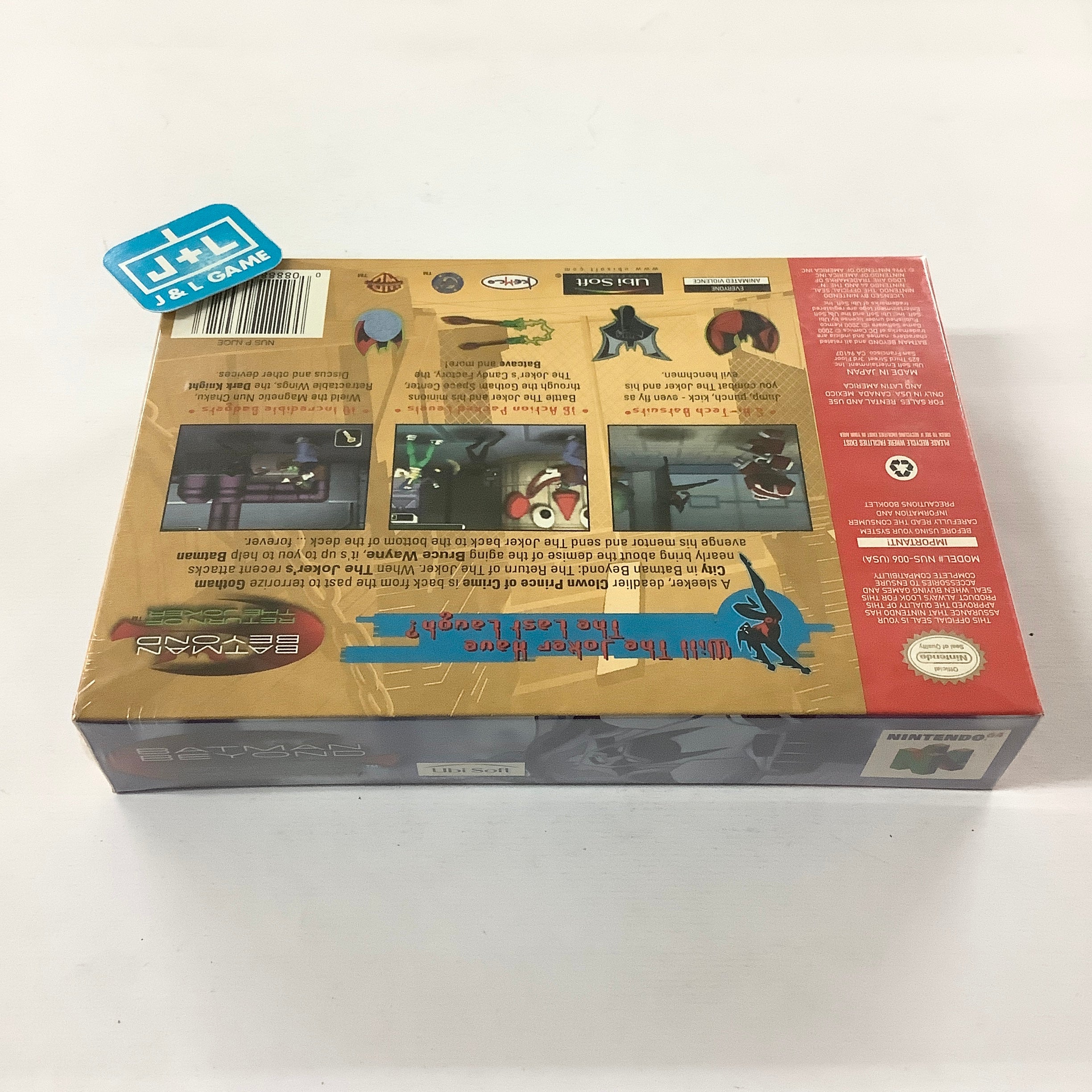 Batman Beyond: Return of the Joker - (N64) Nintendo 64 Video Games Ubisoft   