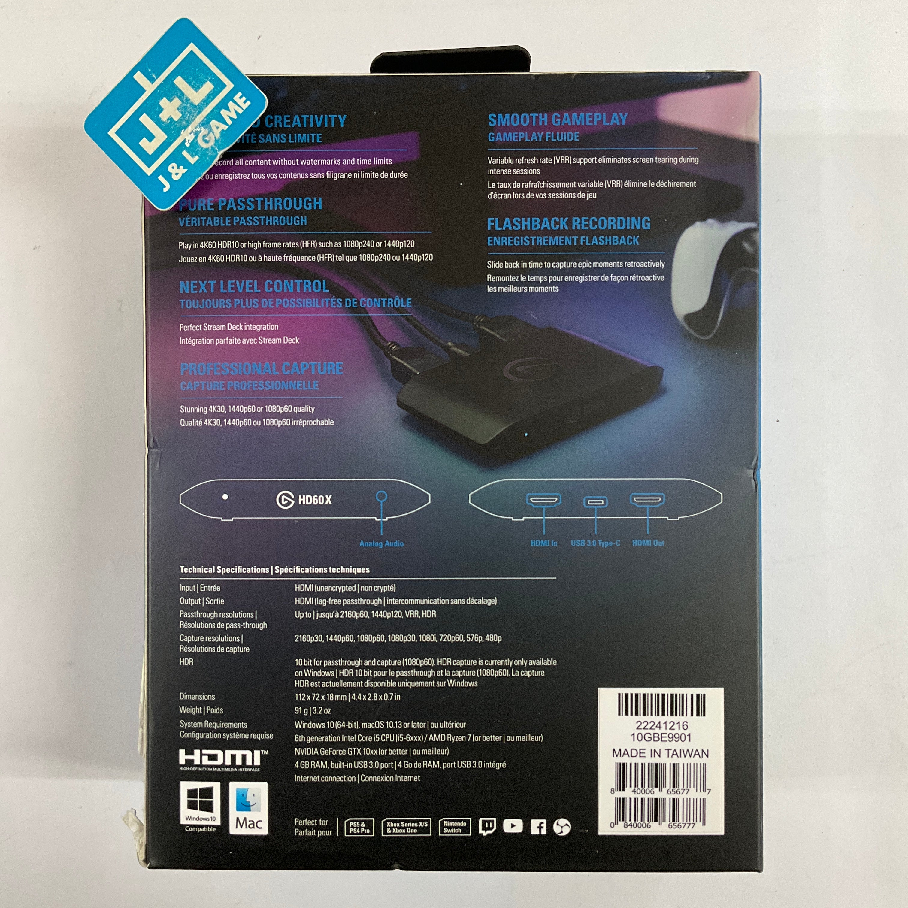 Elgato HD60 X - (PS5) Playstation 5 Accessories Elgato   