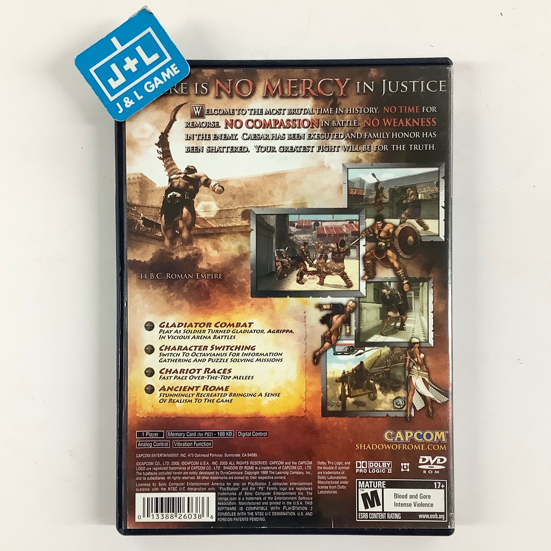 Shadow of Rome - (PS2) PlayStation 2 [Pre-Owned] Video Games Capcom
