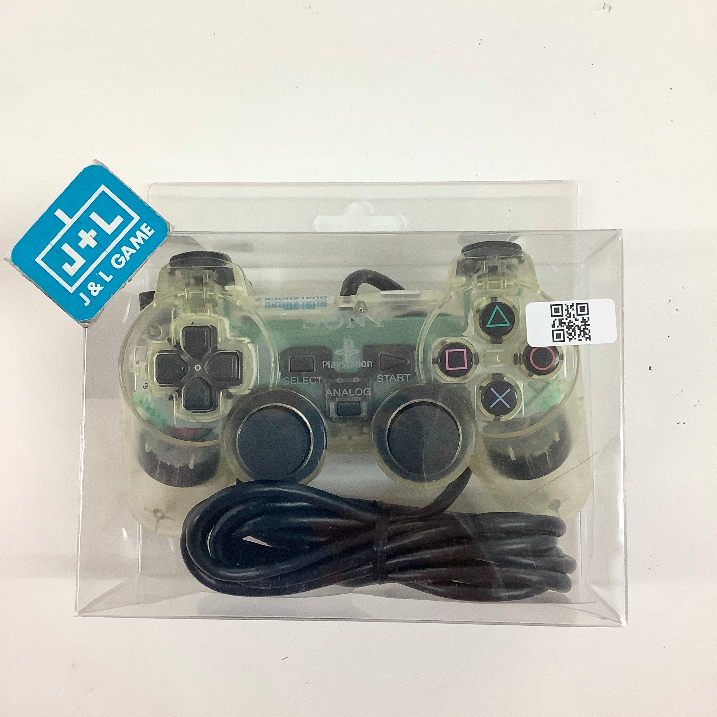 Sony DualShock 2 Controller (Clear) - (PS2) PlayStation 2 [Pre-Owned] Accessories Sony