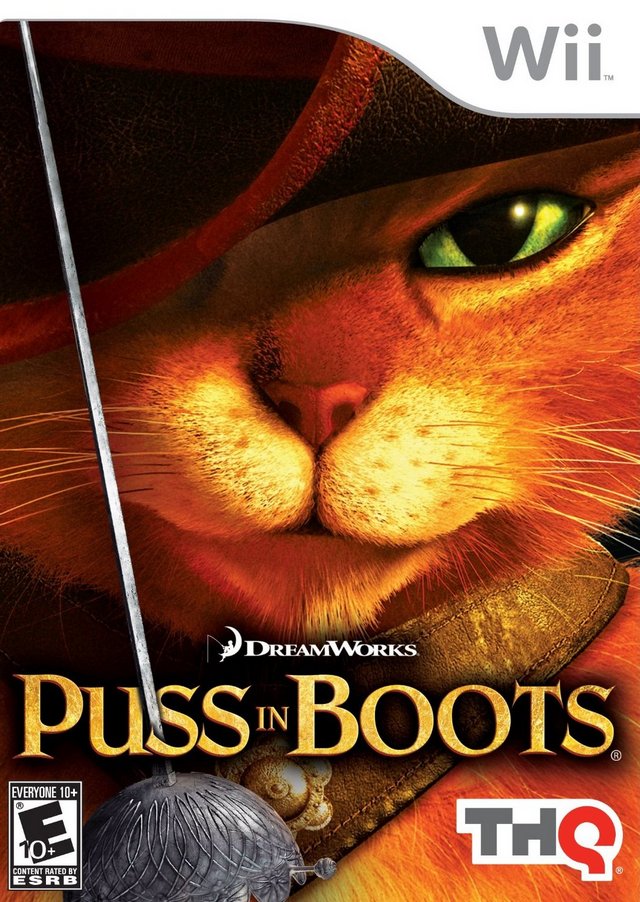 Puss in Boots - Nintendo Wii [Pre-Owned] Video Games THQ   