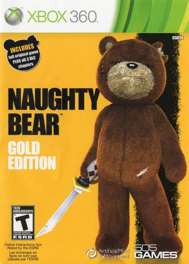 Naughty Bear (Gold Edition) - Xbox 360 [Pre-Owned] Video Games 505 Games   