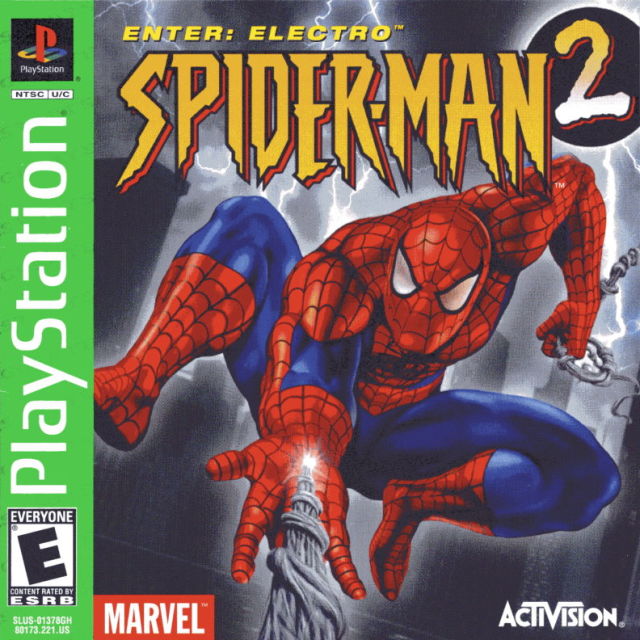 Spider-Man 2: Enter: Electro (Greatest Hits) - (PS1) PlayStation 1 [Pre-Owned] Video Games Activision   