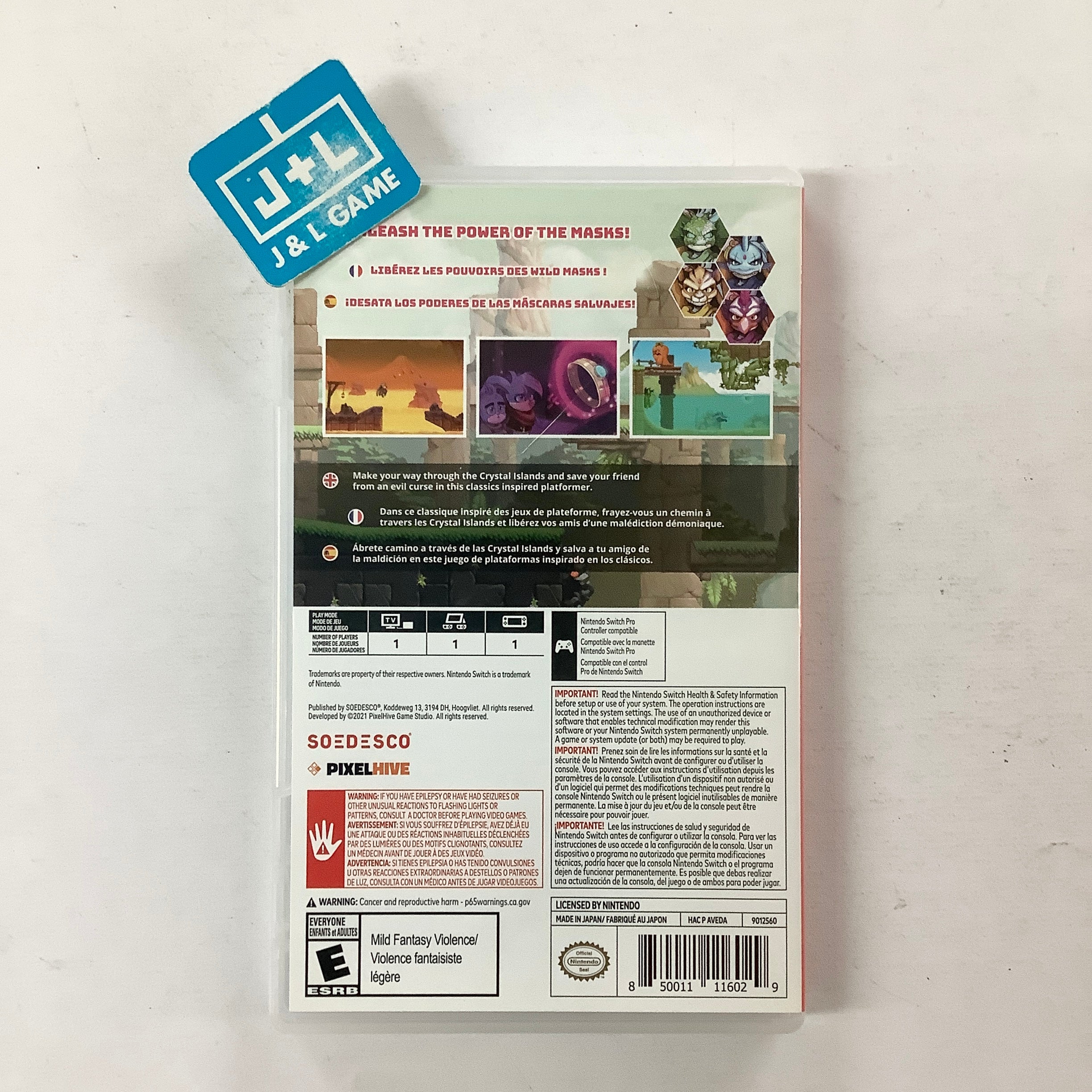 Kaze and the Wild Masks  - (NSW) Nintendo Switch [UNBOXING] Video Games Soedesco   