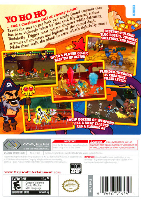 Pirates PlundArrr - Nintendo Wii [Pre-Owned] Video Games Majesco