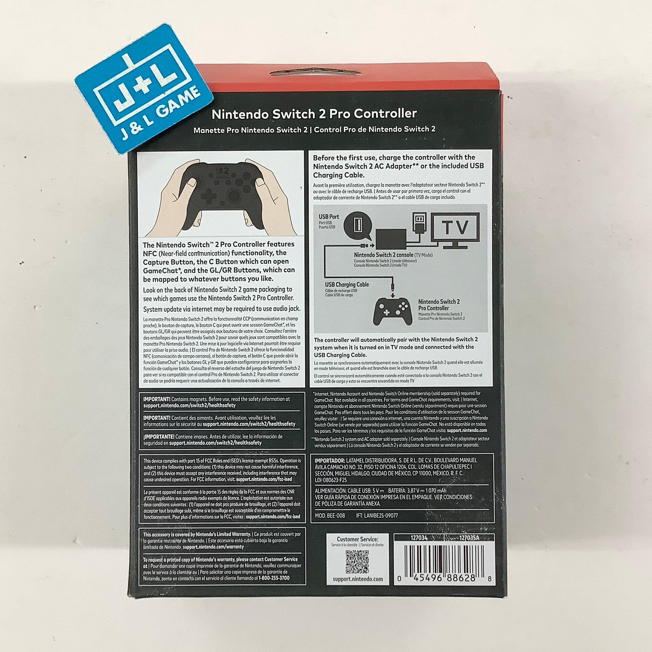 Nintendo Switch 2 Pro Controller (Resident Evil Requiem Edition) - NS2 Nintendo Switch 2 ACCESSORIES Nintendo