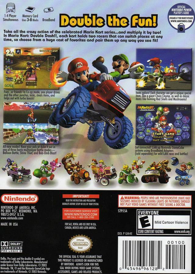 Mario Kart: Double Dash!! - (GC) GameCube [Pre-Owned] Video Games Nintendo   