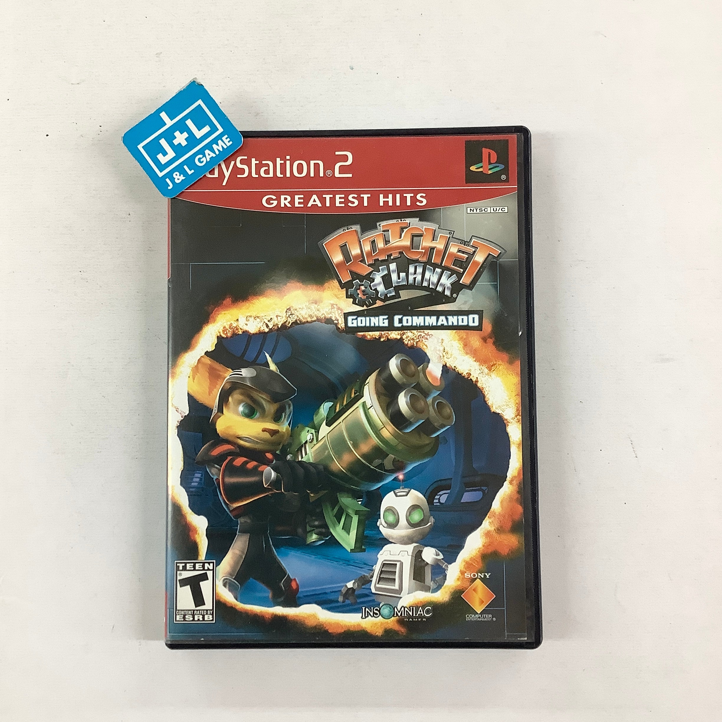 Ratchet & Clank: Going Commando (Greatest Hits) - (PS2) PlayStation 2 [Pre-Owned] Video Games SCEA