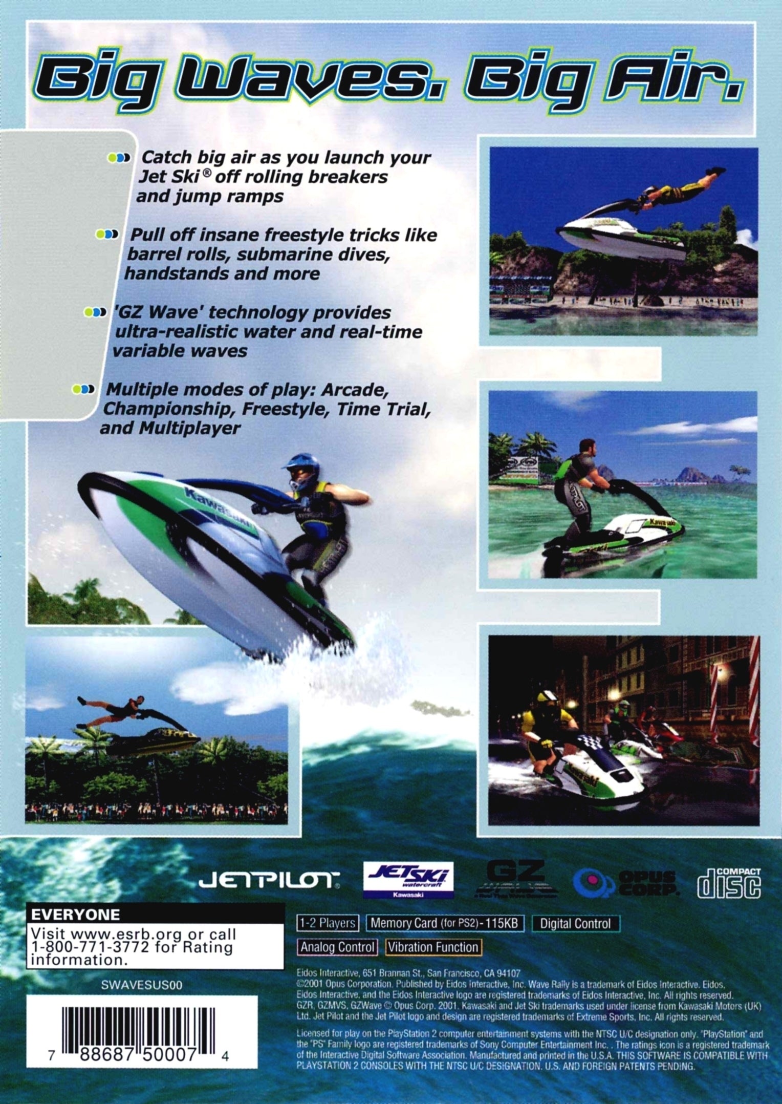 Wave Rally - (PS2) Playstation 2 [Pre-Owned] Video Games Eidos Interactive