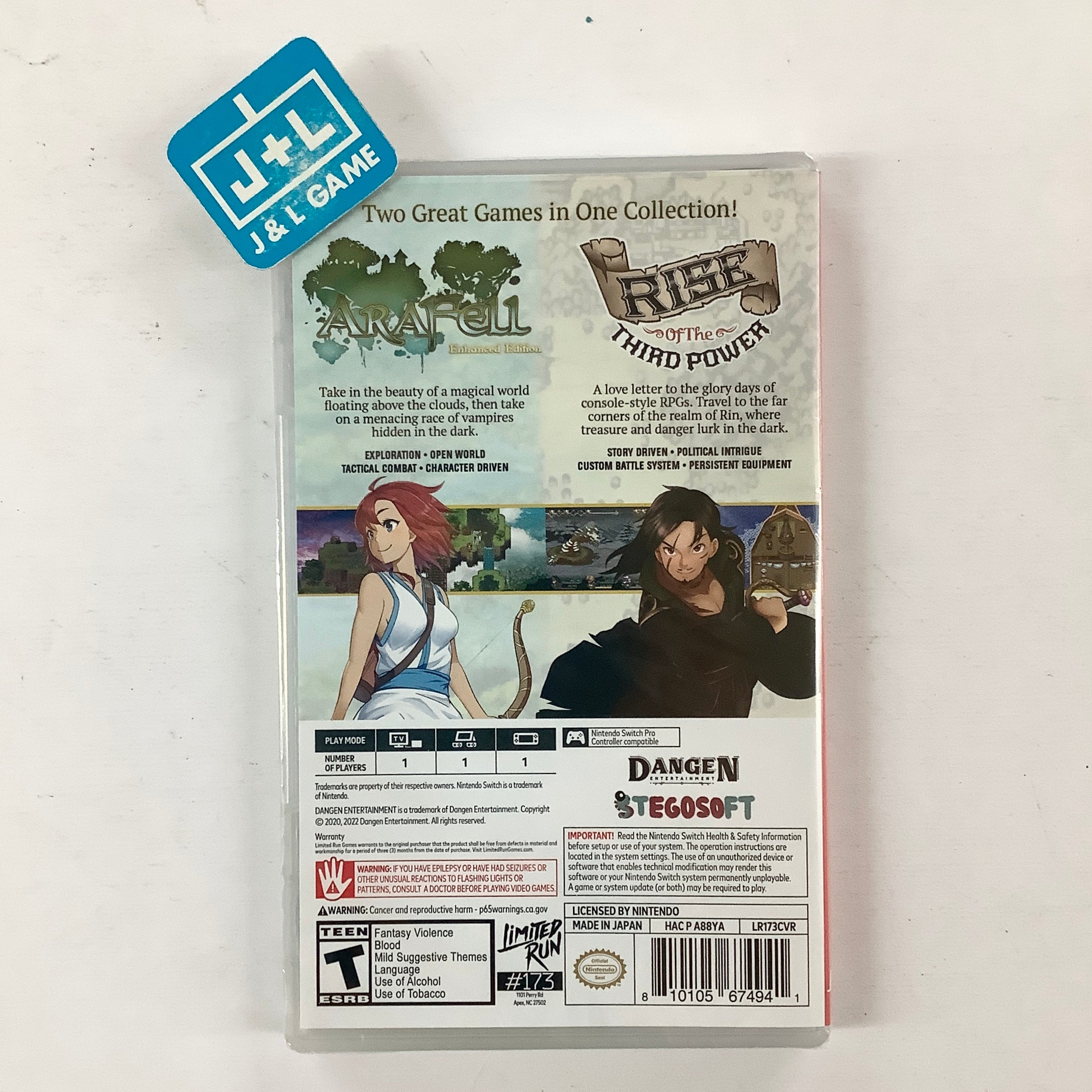 Ara Fell & Rise of the Third Power (Limited Run #173) - (NSW) Nintendo Switch Video Games Limited Run   