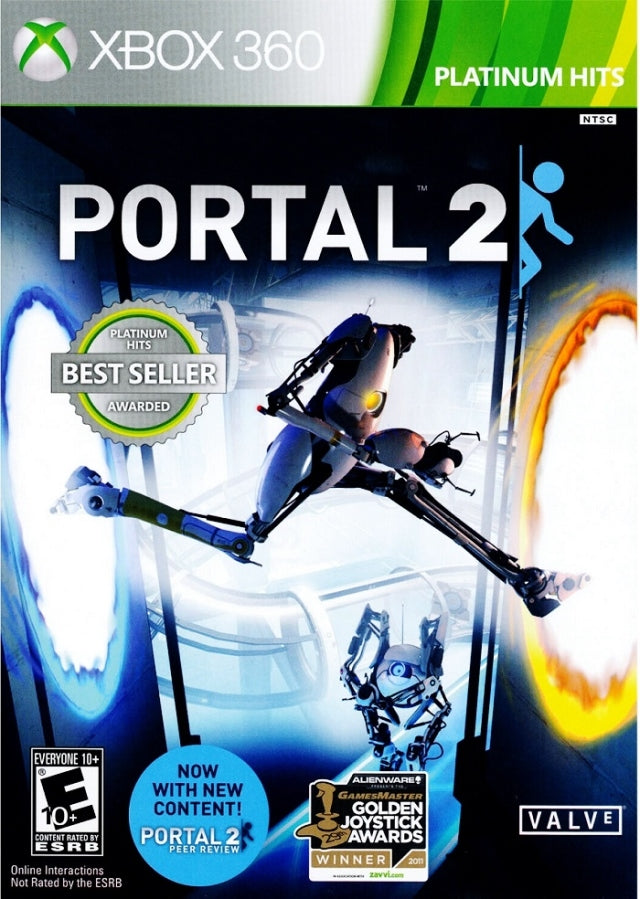 Portal 2 (Platinum Hits) - Xbox 360 [Pre-Owned] Video Games Valve Software