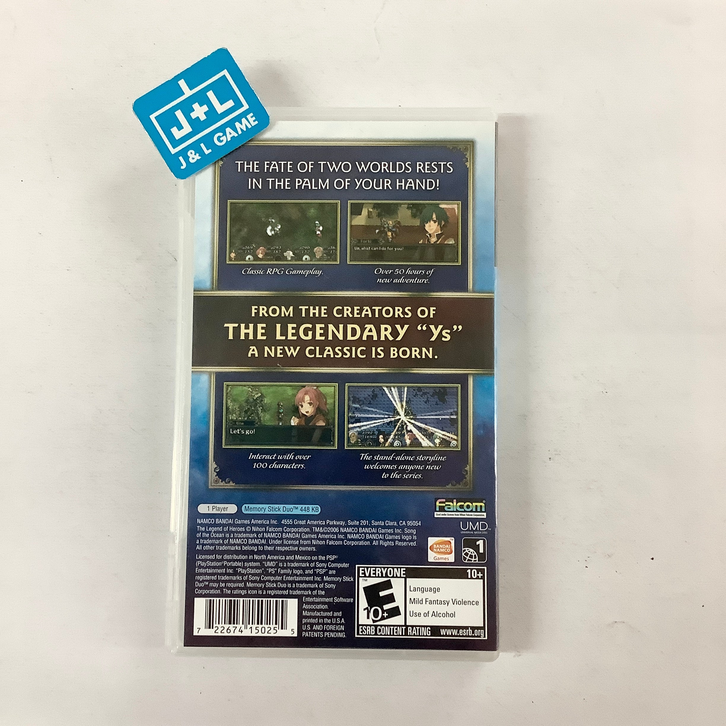 The Legend of Heroes III: Song of the Ocean - Sony PSP [Pre-Owned] Video Games Bandai Namco Games   