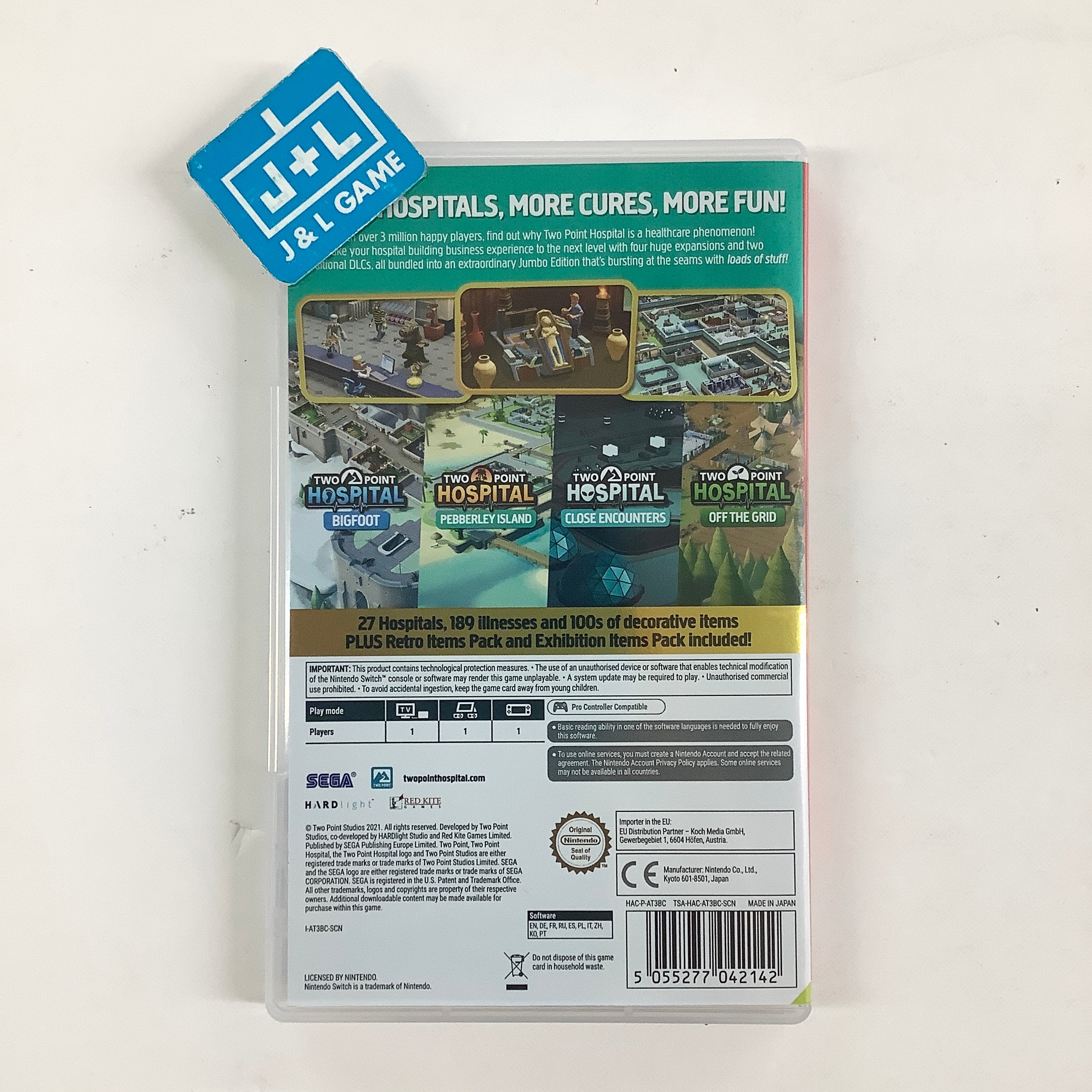 Two Point Hospital - Jumbo Edition - (NSW) Nintendo Switch [Pre-Owned] (European Import) Video Games SEGA