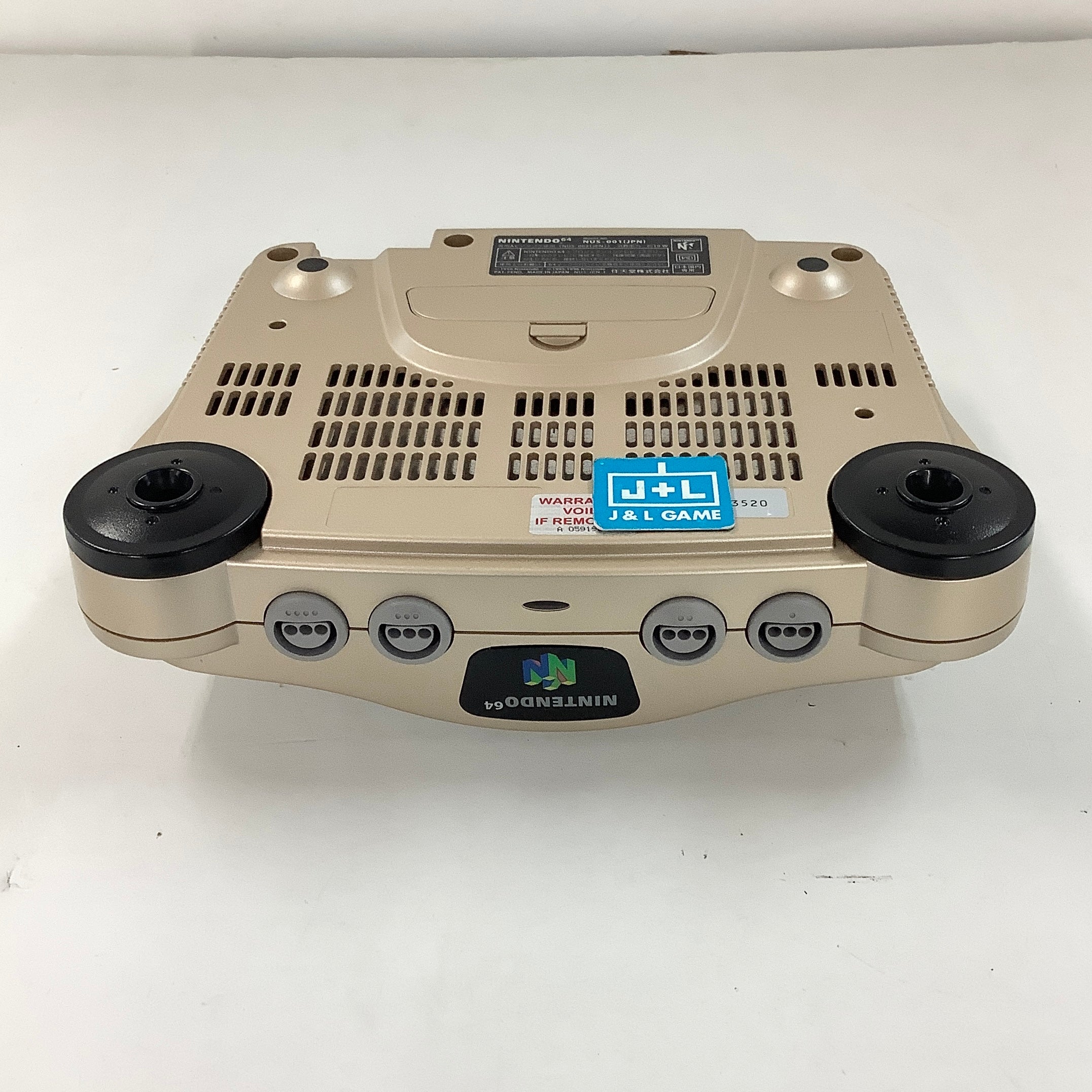 Nintendo 64 Hardware (Gold) - (N64) Nintendo 64 (Japanese Import) [Pre-Owned] Video Games Nintendo