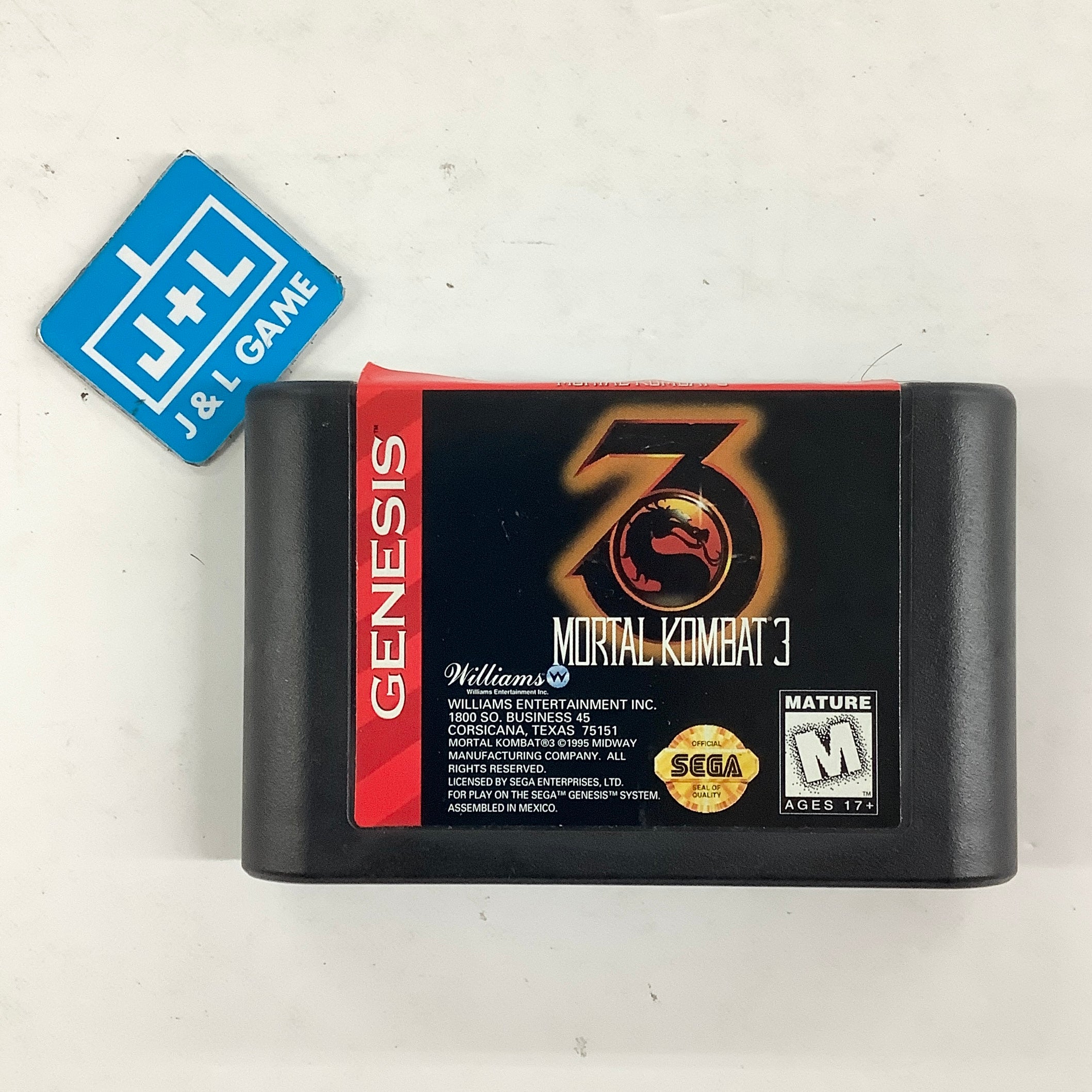 Mortal Kombat 3 - (SG) SEGA Genesis [Pre-Owned] Video Games Williams