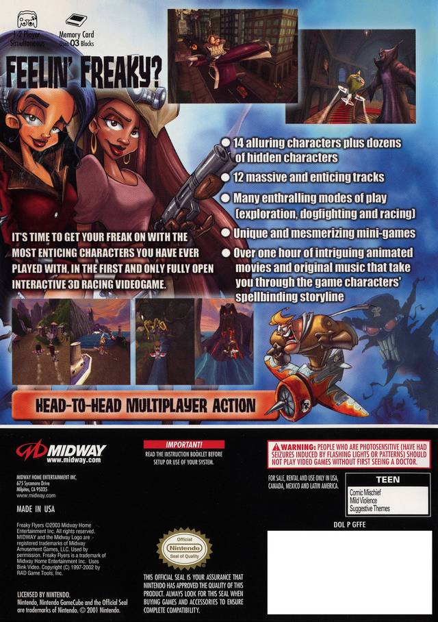 Freaky Flyers - (GC) GameCube [Pre-Owned] Video Games Midway   