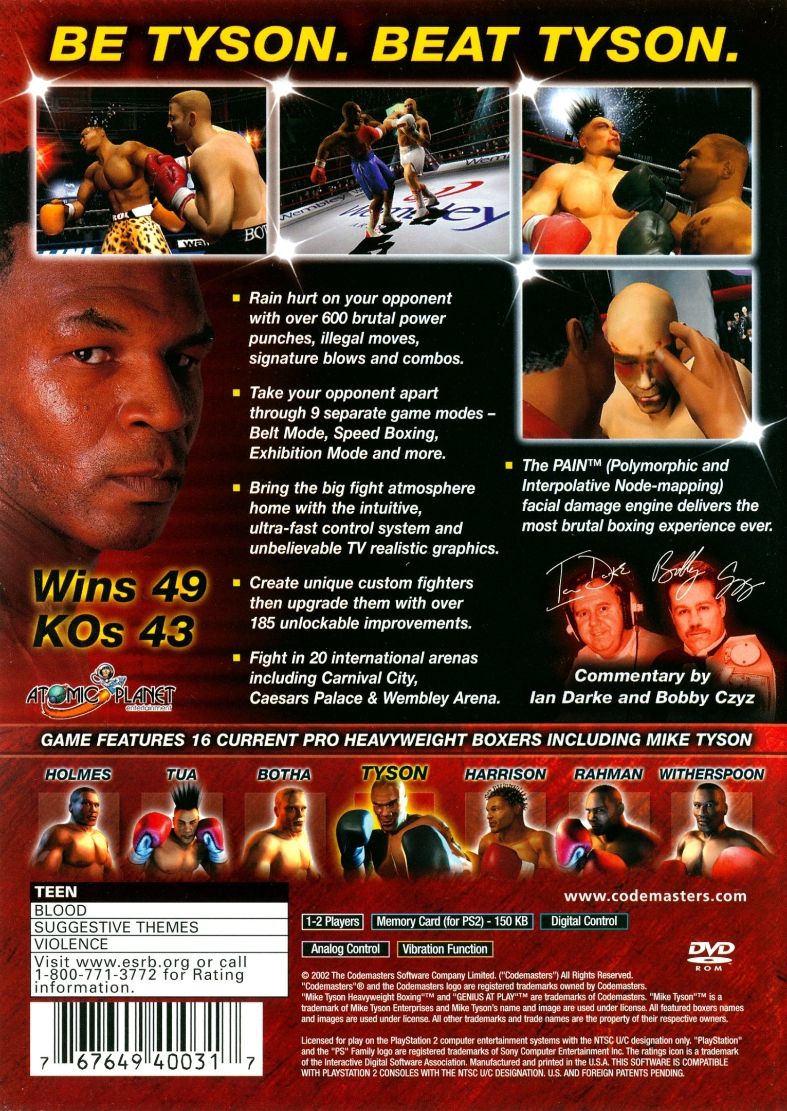 Mike Tyson Heavyweight Boxing - (PS2) PlayStation 2 [Pre-Owned]