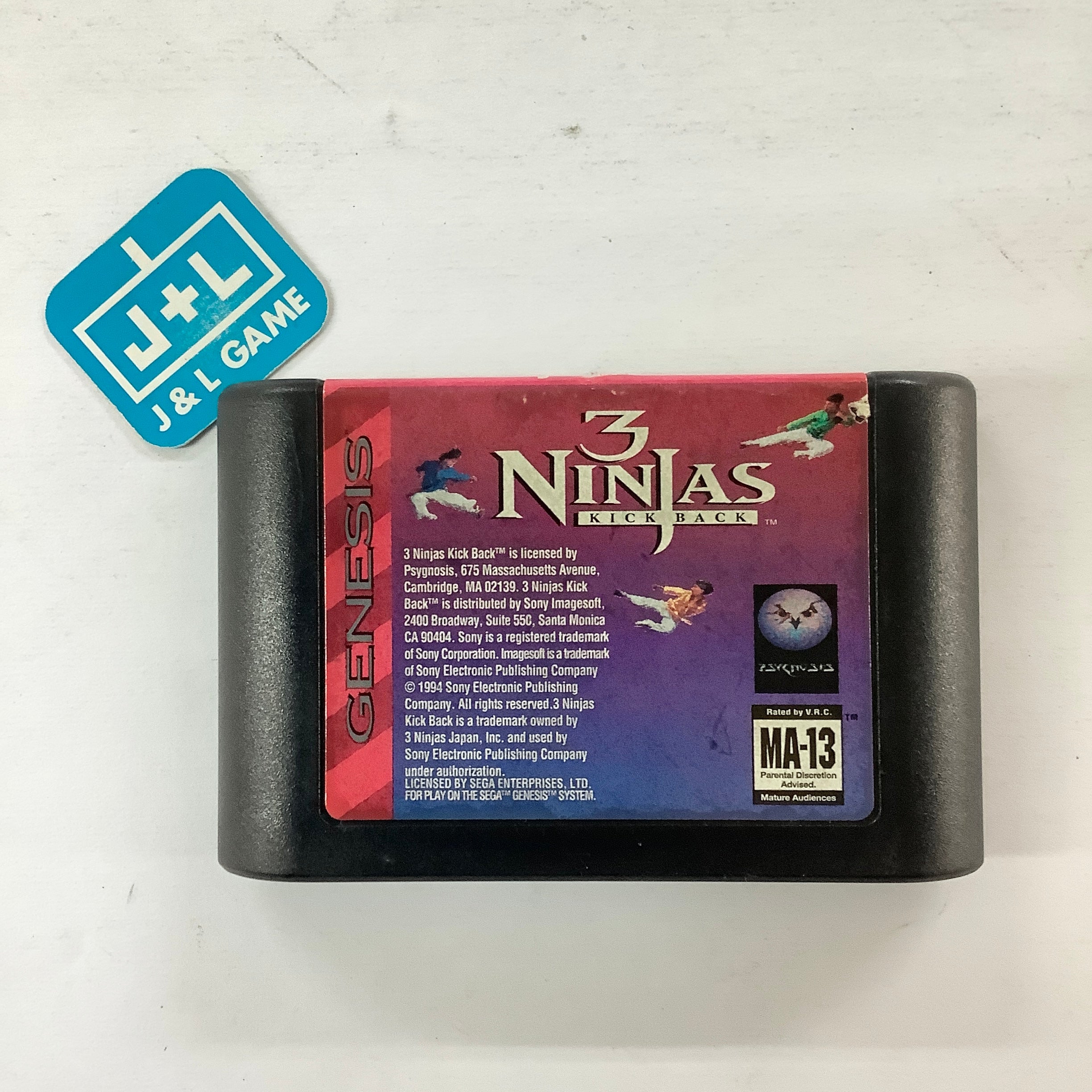 3 Ninjas Kick Back - (SG) SEGA Genesis [Pre-Owned] Video Games Psygnosis   