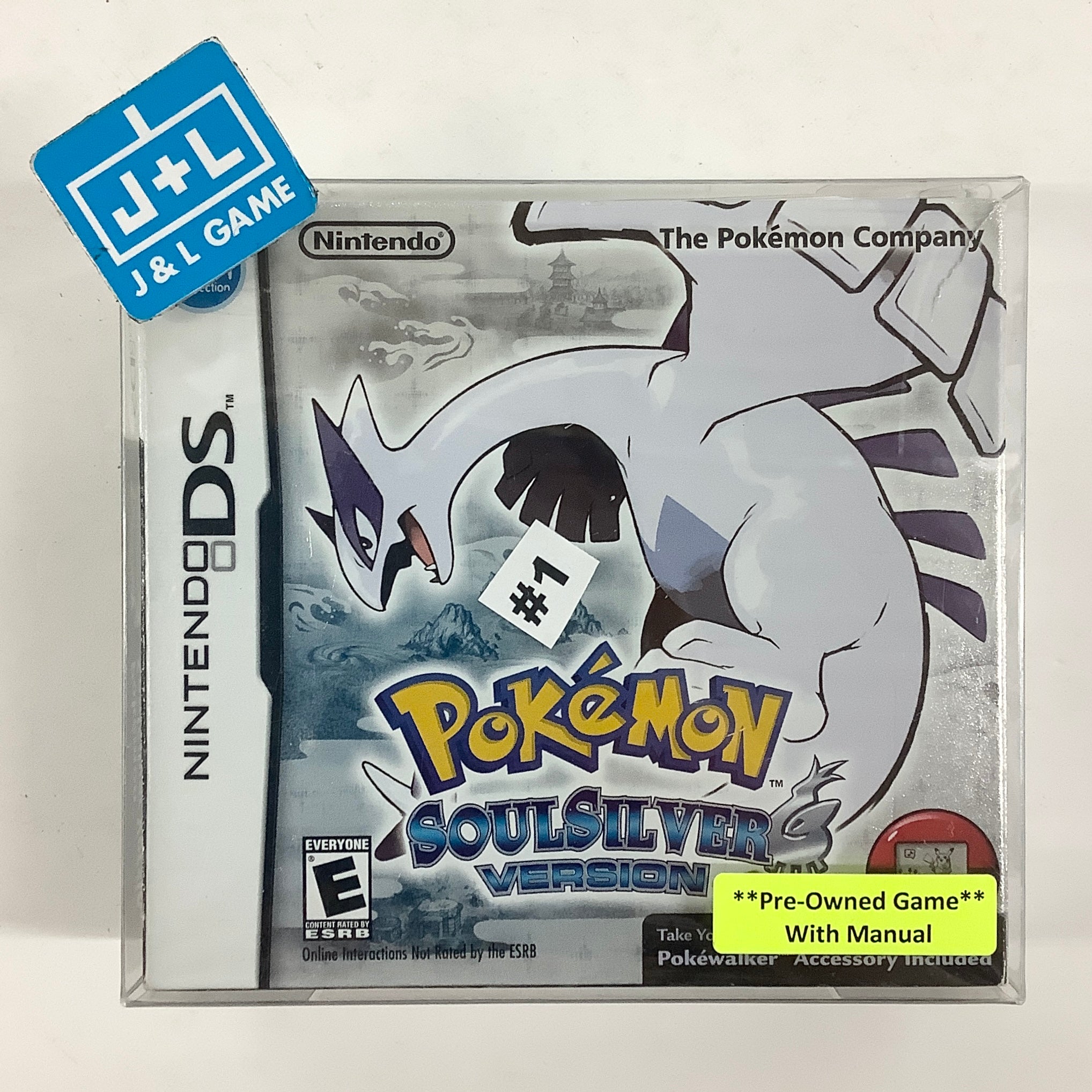 Pokemon SoulSilver Version (W/ Pokewalker)- (NDS) Nintendo DS [Pre-Owned] Video Games Nintendo