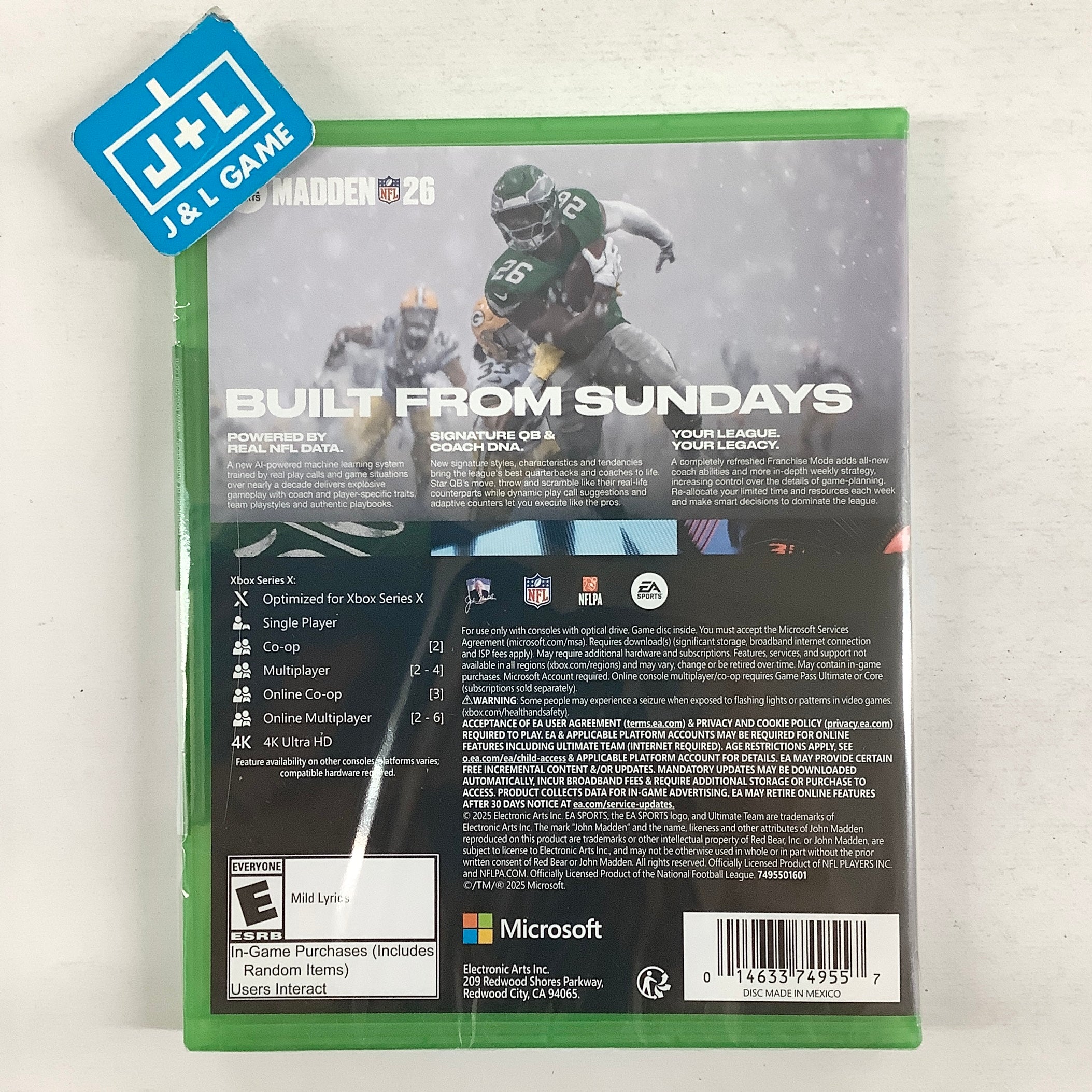 Madden NFL 26 - (XSX) Xbox Series X Video Games Electronic Arts