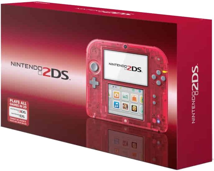 Nintendo 2DS Console (Crystal Red) - Nintendo 3DS [Pre-Owned] Consoles Nintendo