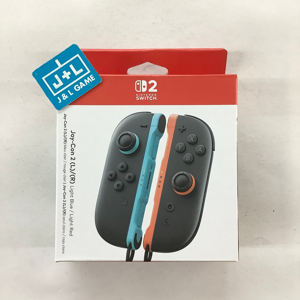 Nintendo Switch Joy-Con 2 (L)/(R) (Light Blue/Light Red) - (NS2 