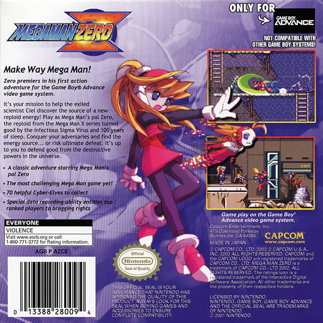 Mega Man Zero - (GBA) Game Boy Advance [Pre-Owned] Video Games Capcom   