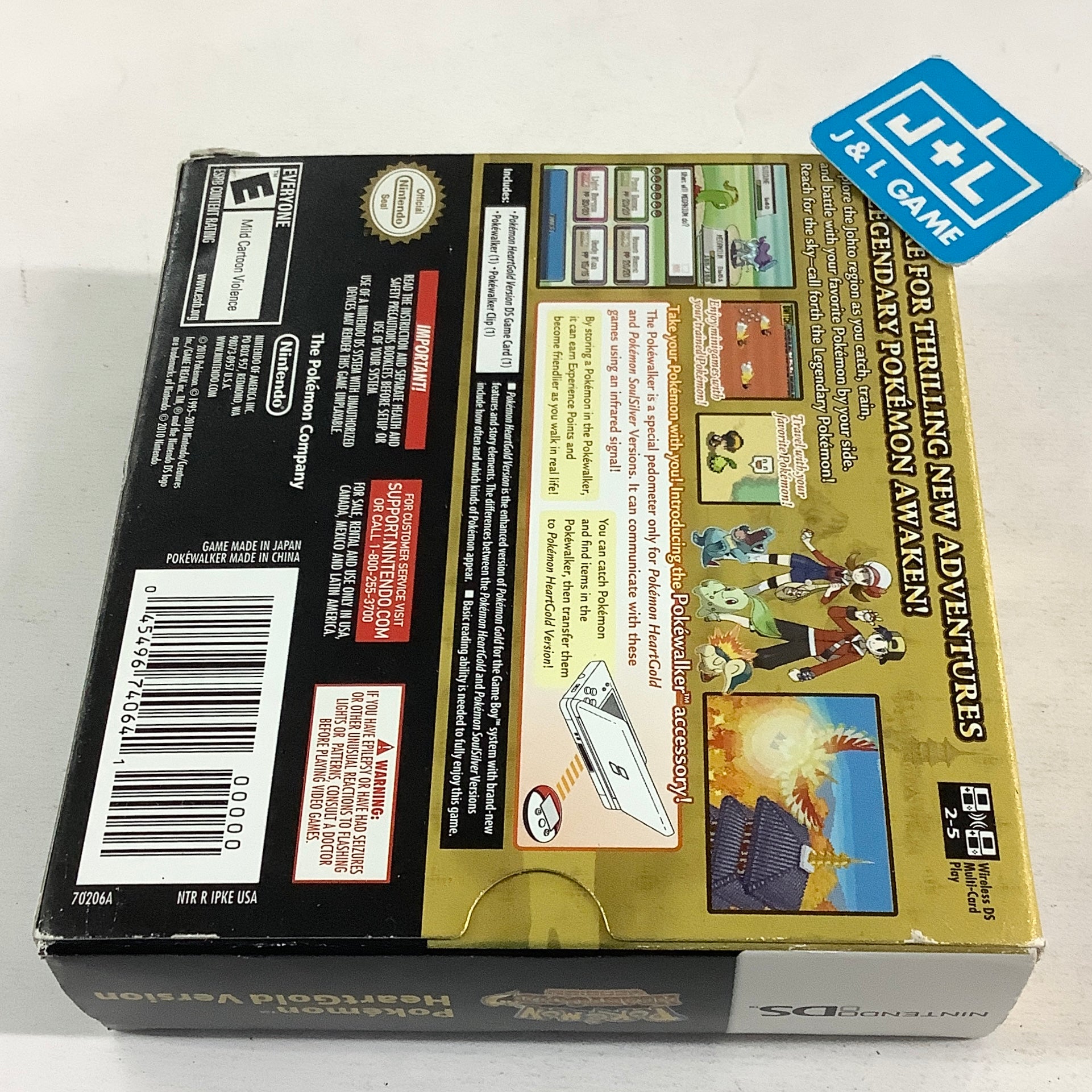 Pokemon HeartGold Version (w/ Pokewalker) - (NDS) Nintendo DS [Pre-Owned] Video Games Nintendo