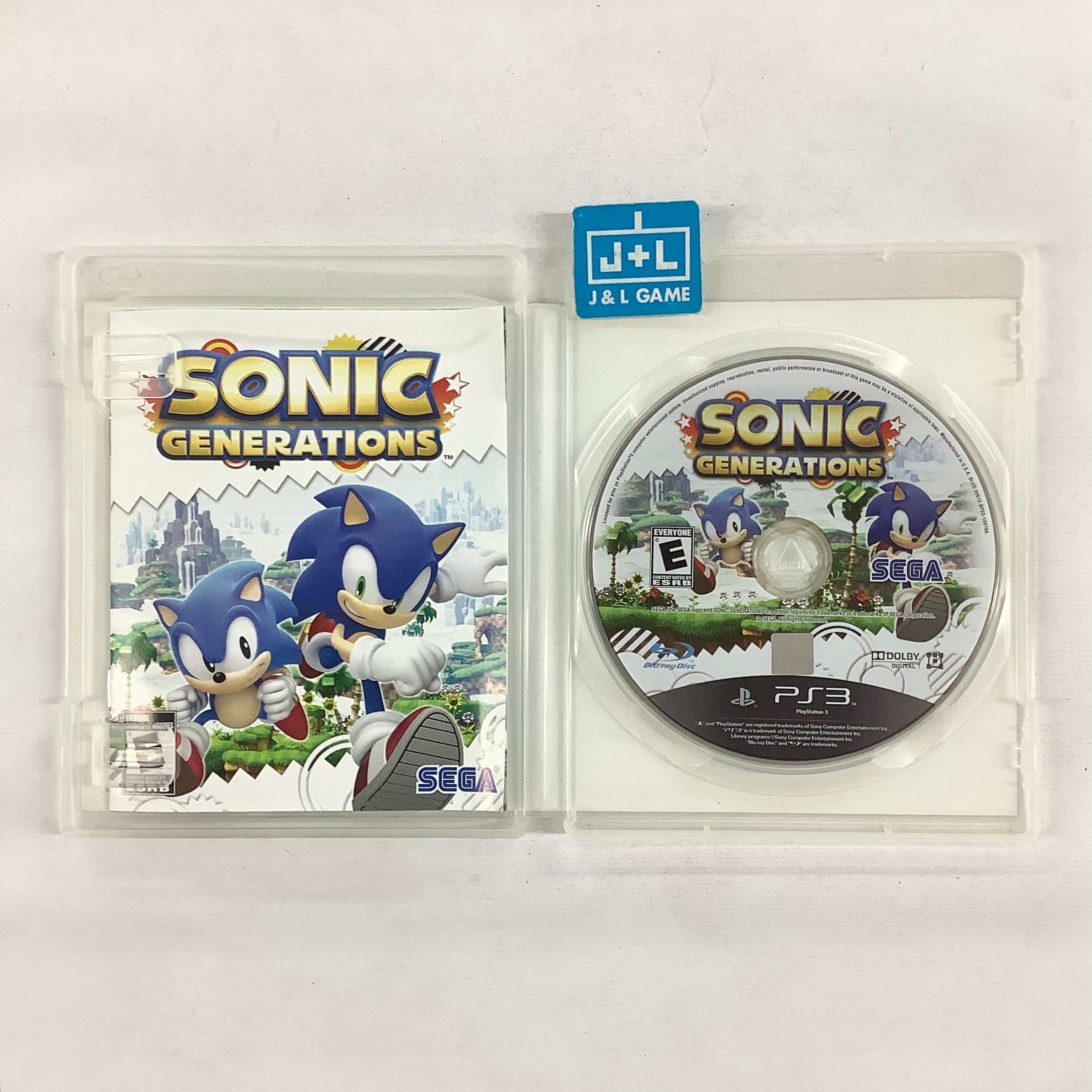 Sonic Generations - (PS3) PlayStation 3 [Pre-Owned] Video Games Sega