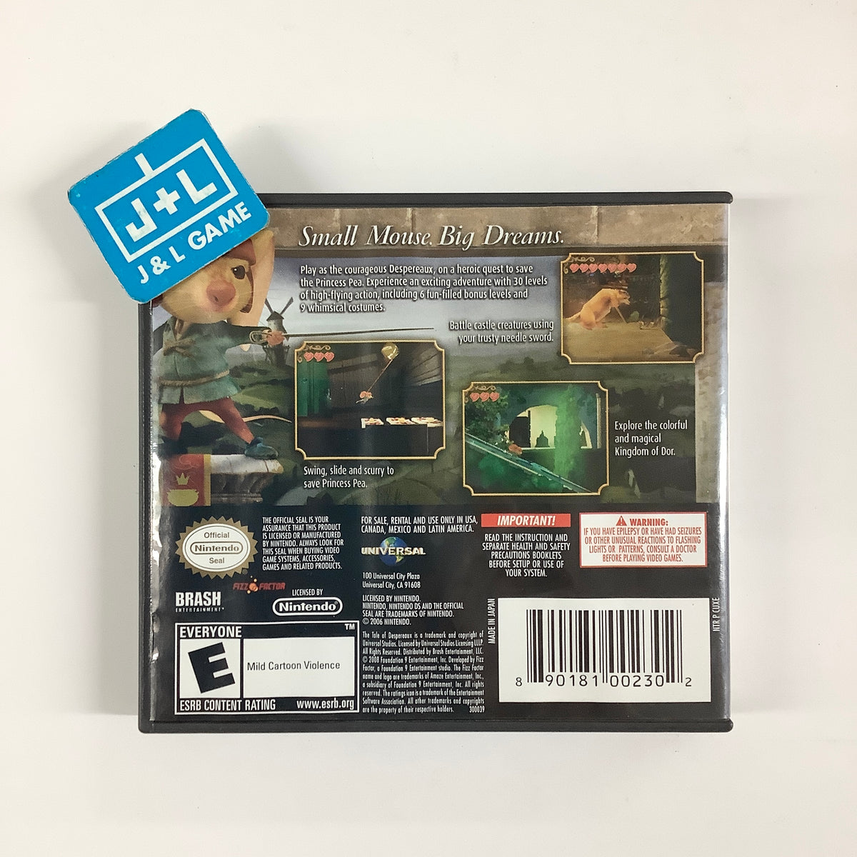 The Tale of Despereaux - (NDS) Nintendo DS [Pre-Owned] Video Games Brash Entertainment