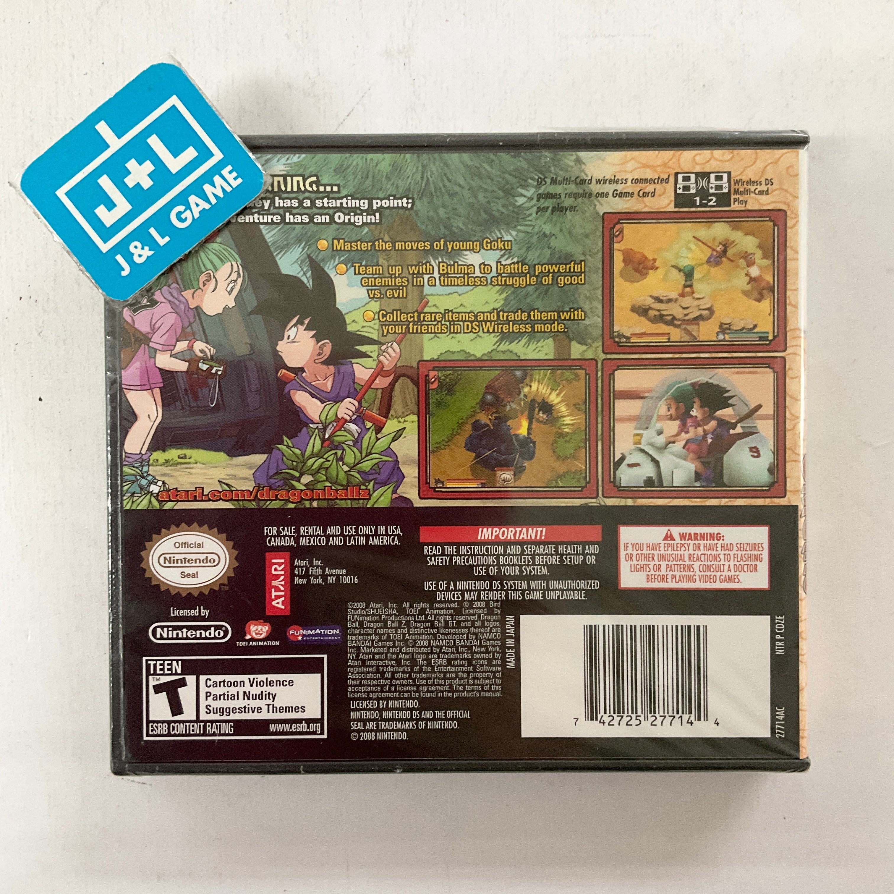 Dragon Ball: Origins - (NDS) Nintendo DS Video Games Atari   
