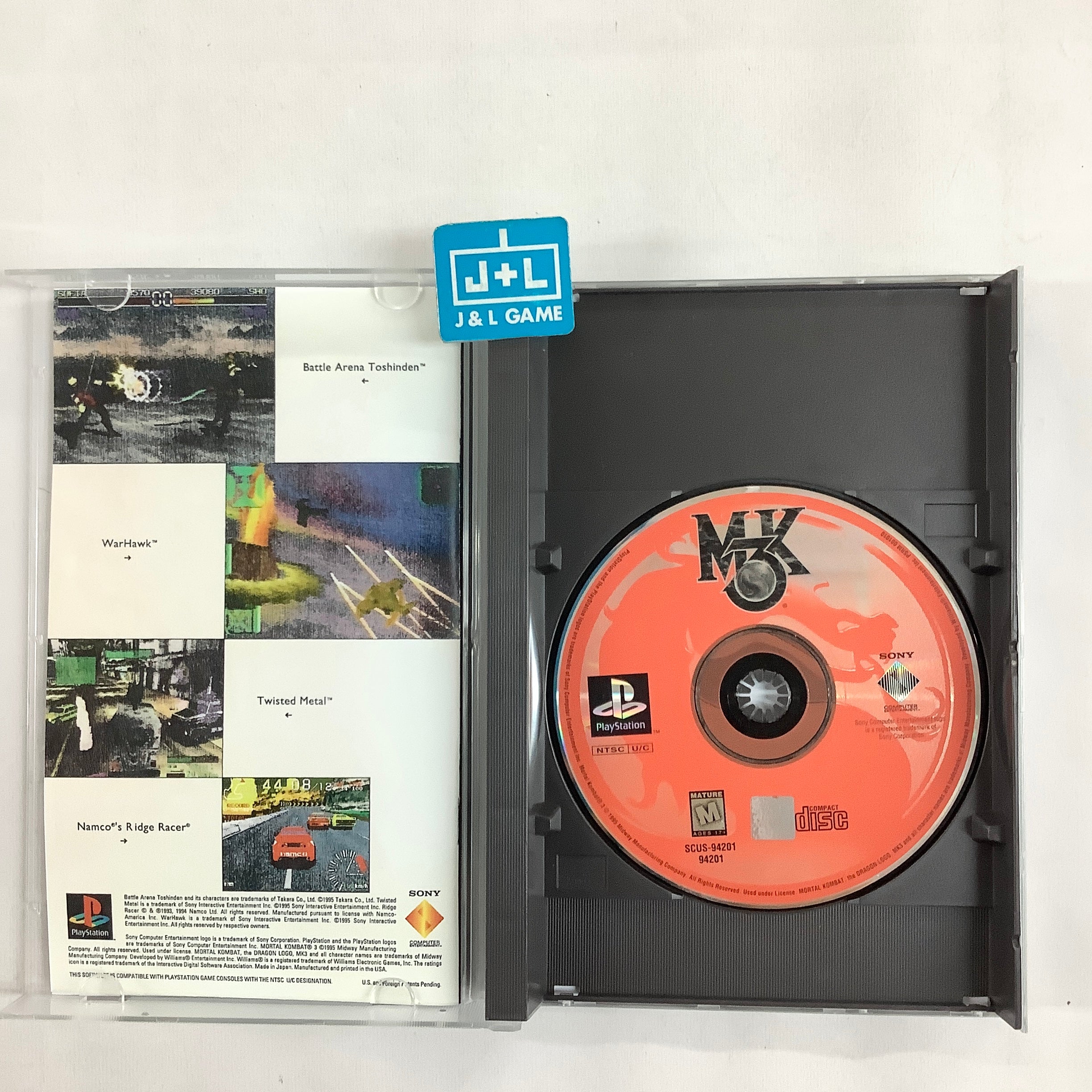 Mortal Kombat 3 (Long Box) - (PS1) PlayStation 1 [Pre-Owned] Video Games SCEA