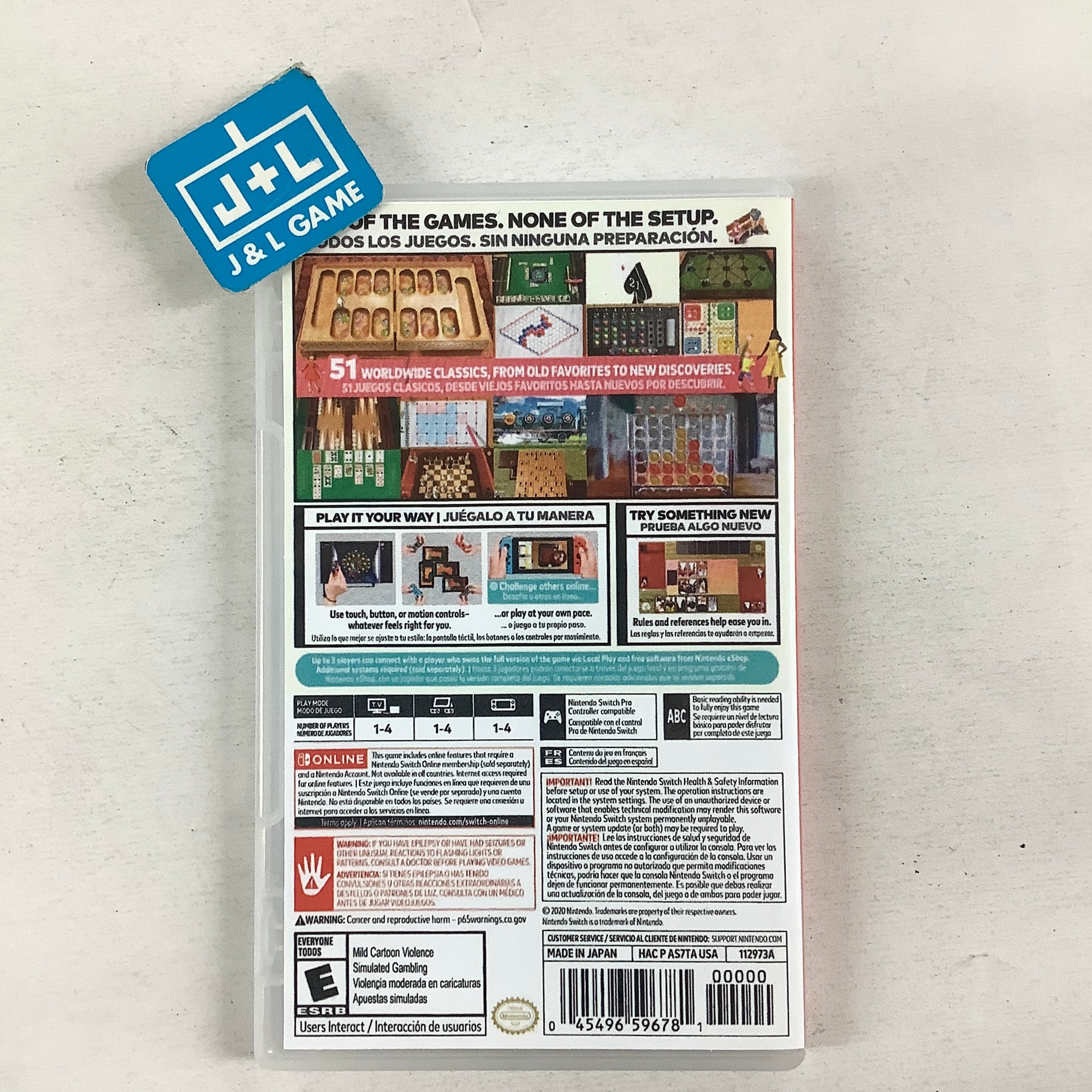 Clubhouse Games: 51 Worldwide Classics - (NSW) Nintendo Switch [Pre-Owned] Video Games Nintendo