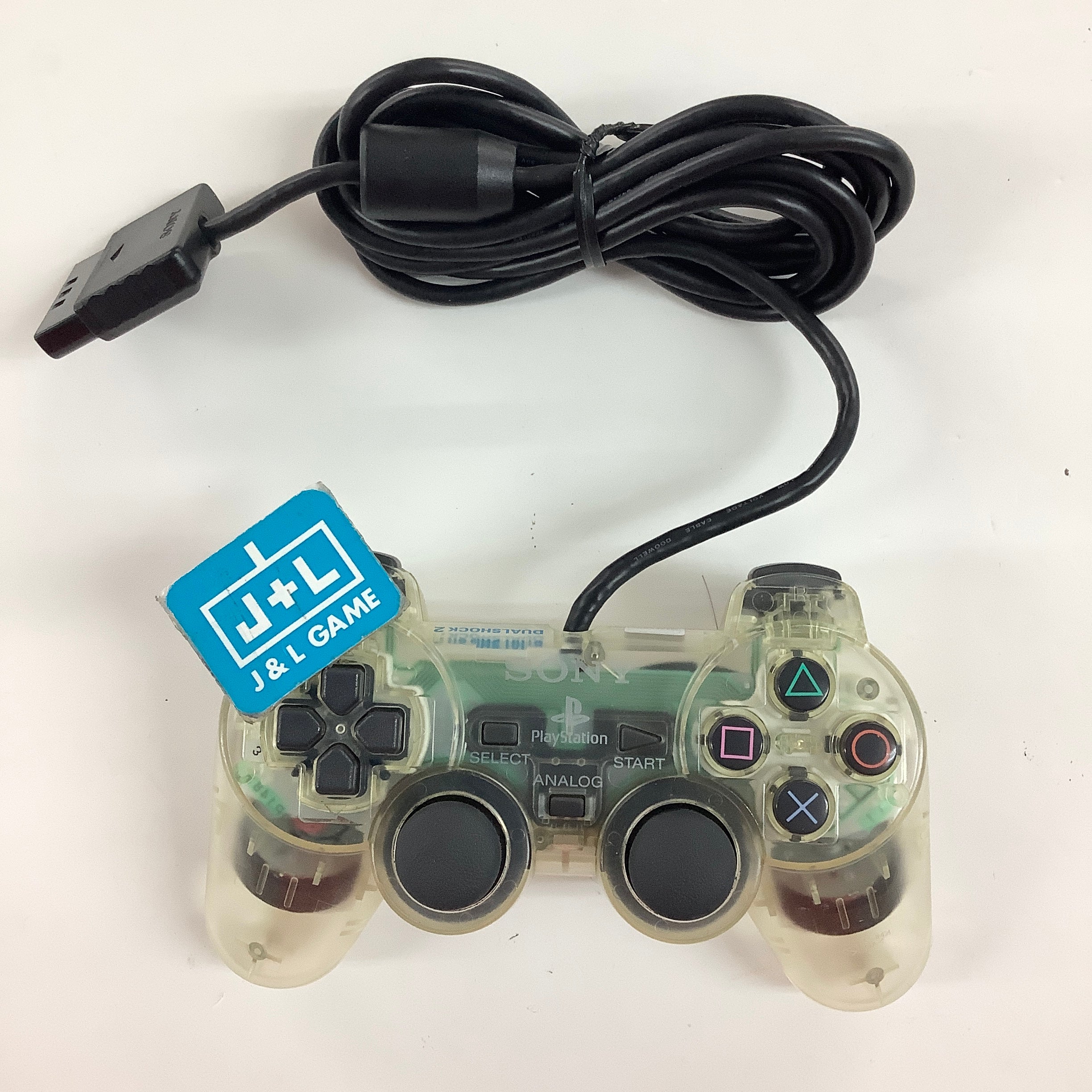 Sony DualShock 2 Controller (Clear) - (PS2) PlayStation 2 [Pre-Owned]