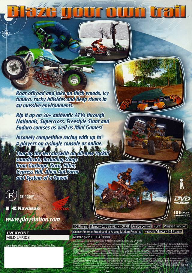 ATV Offroad Fury 2 - (PS2) PlayStation 2 Video Games SCEA   