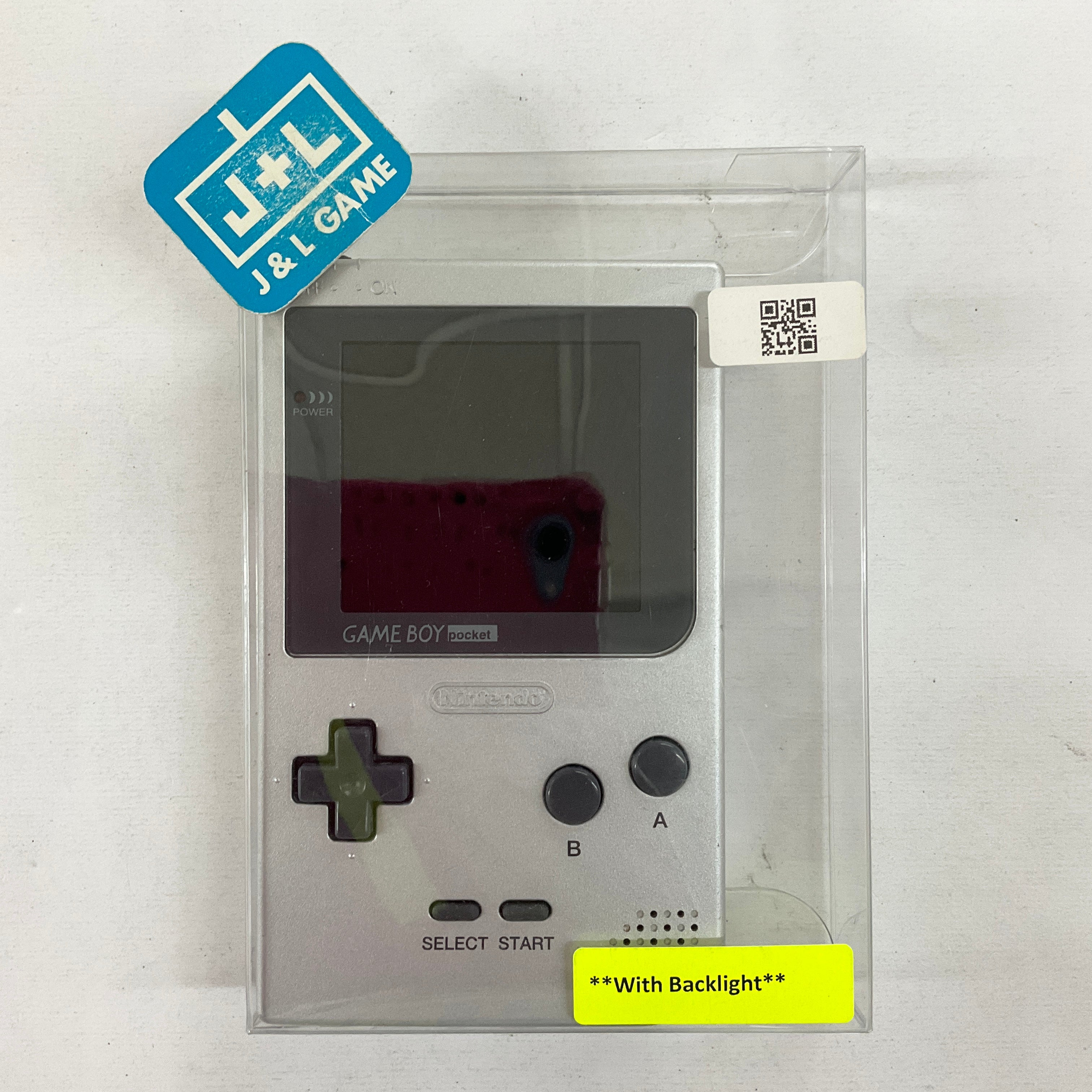 Nintendo Game Boy Pocket (Silver with backlight) - (GBP) Game Boy Pocket [Pre-Owned] Consoles Nintendo   