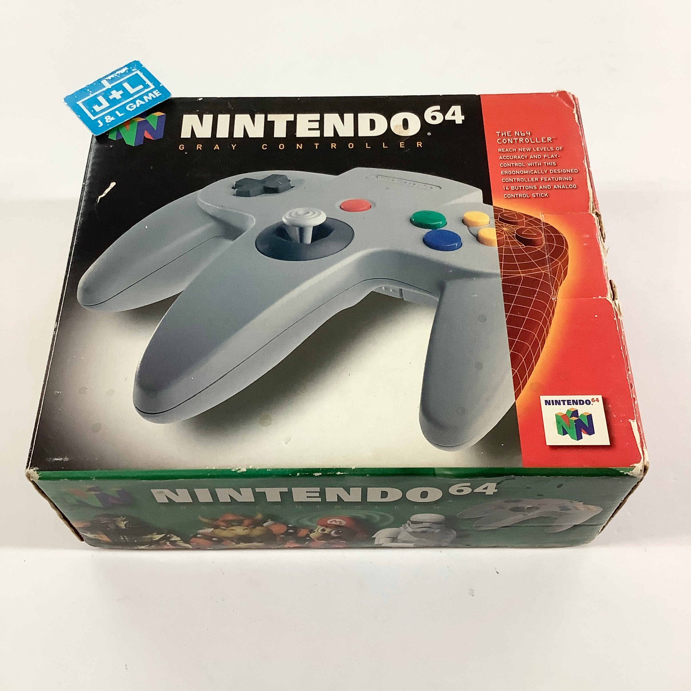 Nintendo 64 Controller (Gray) - (N64) Nintendo 64 [Pre-Owned] Accessories Nintendo