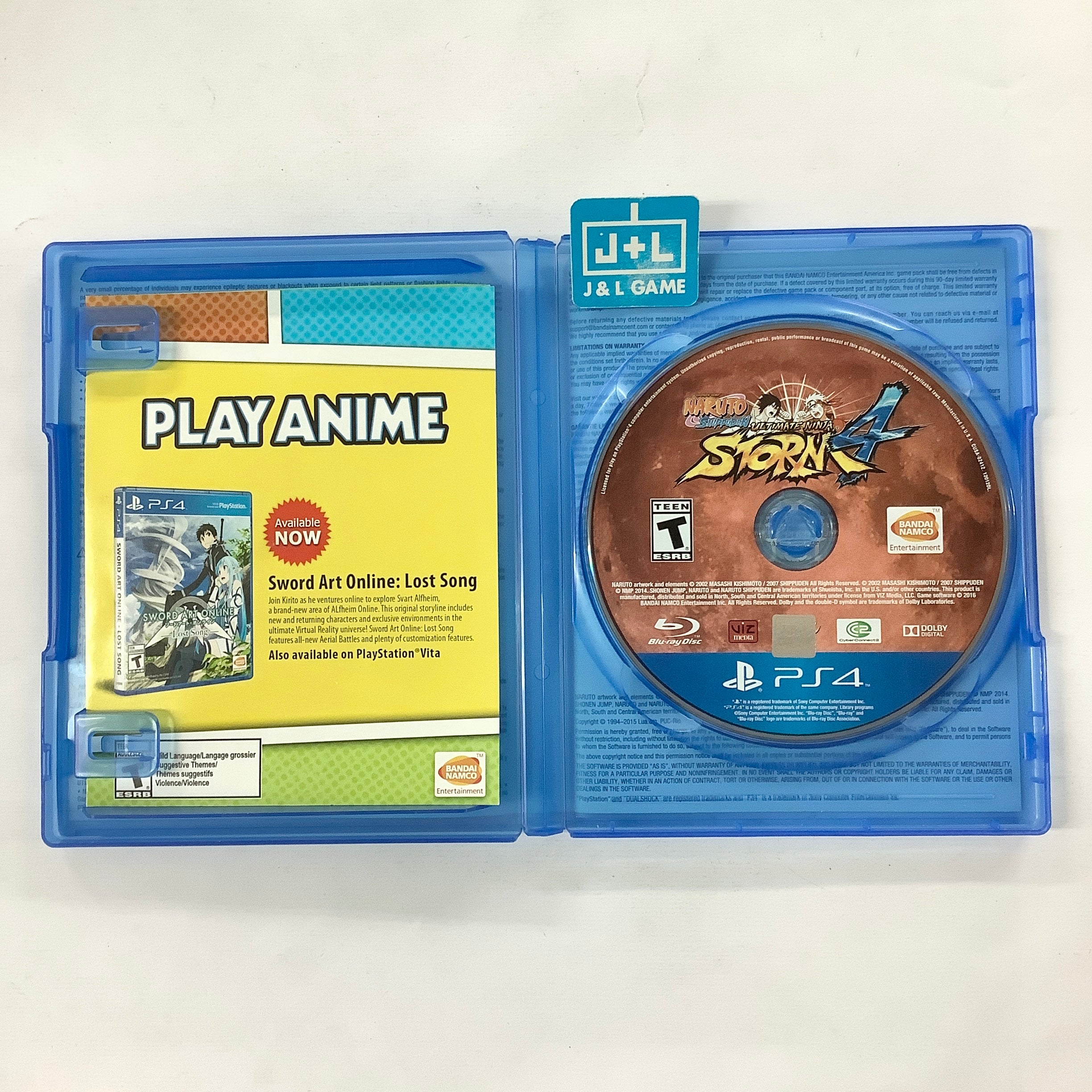 Naruto Shippuden: Ultimate Ninja Storm 4 - (PS4) PlayStation 4 [Pre-Owned] Video Games BANDAI NAMCO Entertainment   