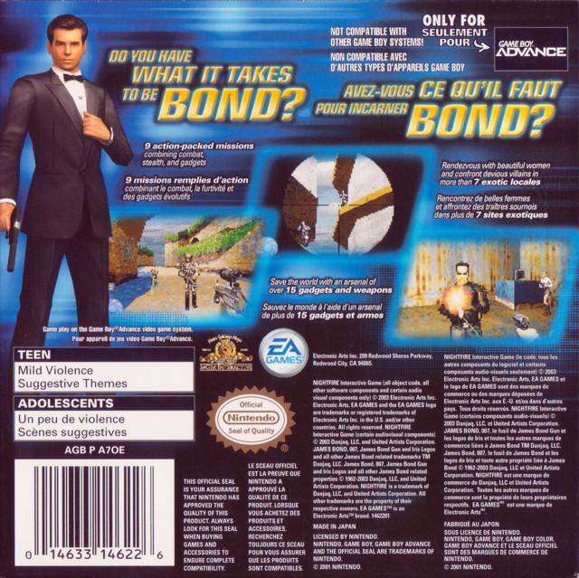 007: NightFire - (GBA) Game Boy Advance [Pre-Owned] Video Games EA Games