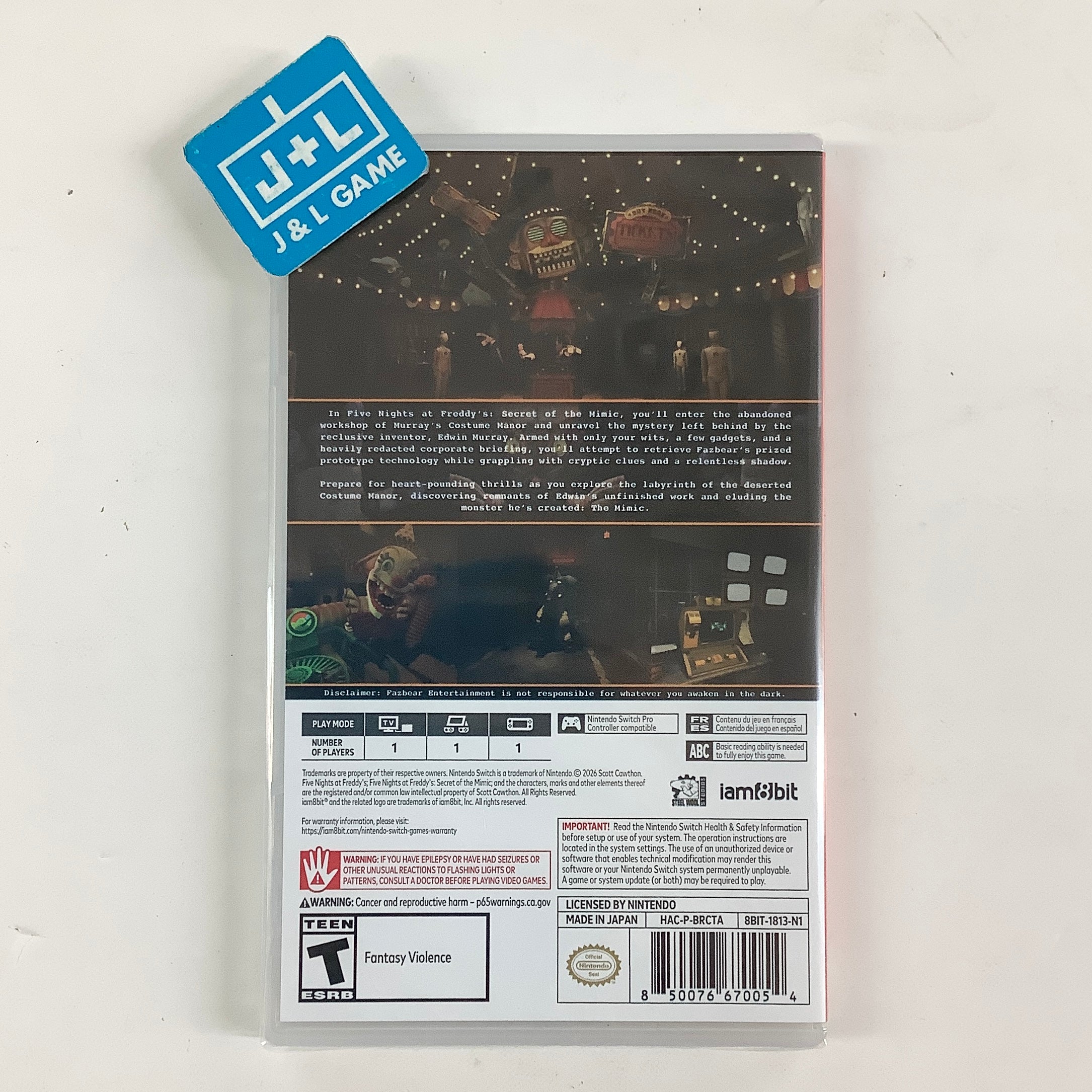 Five Nights at Freddy's: Secret of the Mimic - (NSW) Nintendo Switch