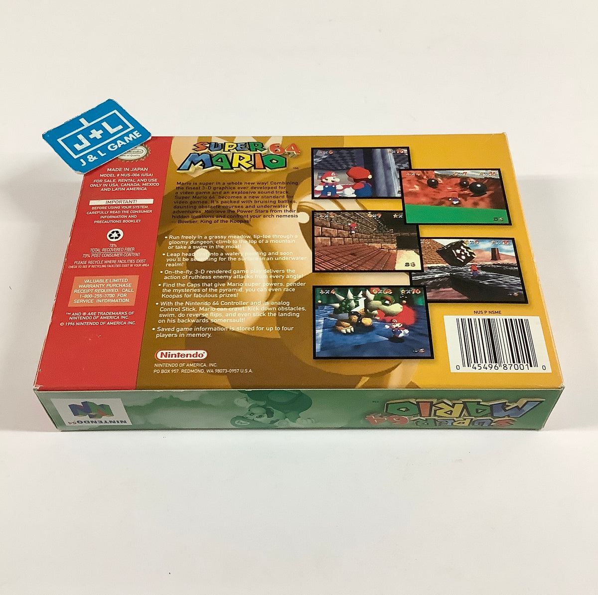 Super Mario 64 - (N64) Nintendo 64 [Pre-Owned] Video Games Nintendo