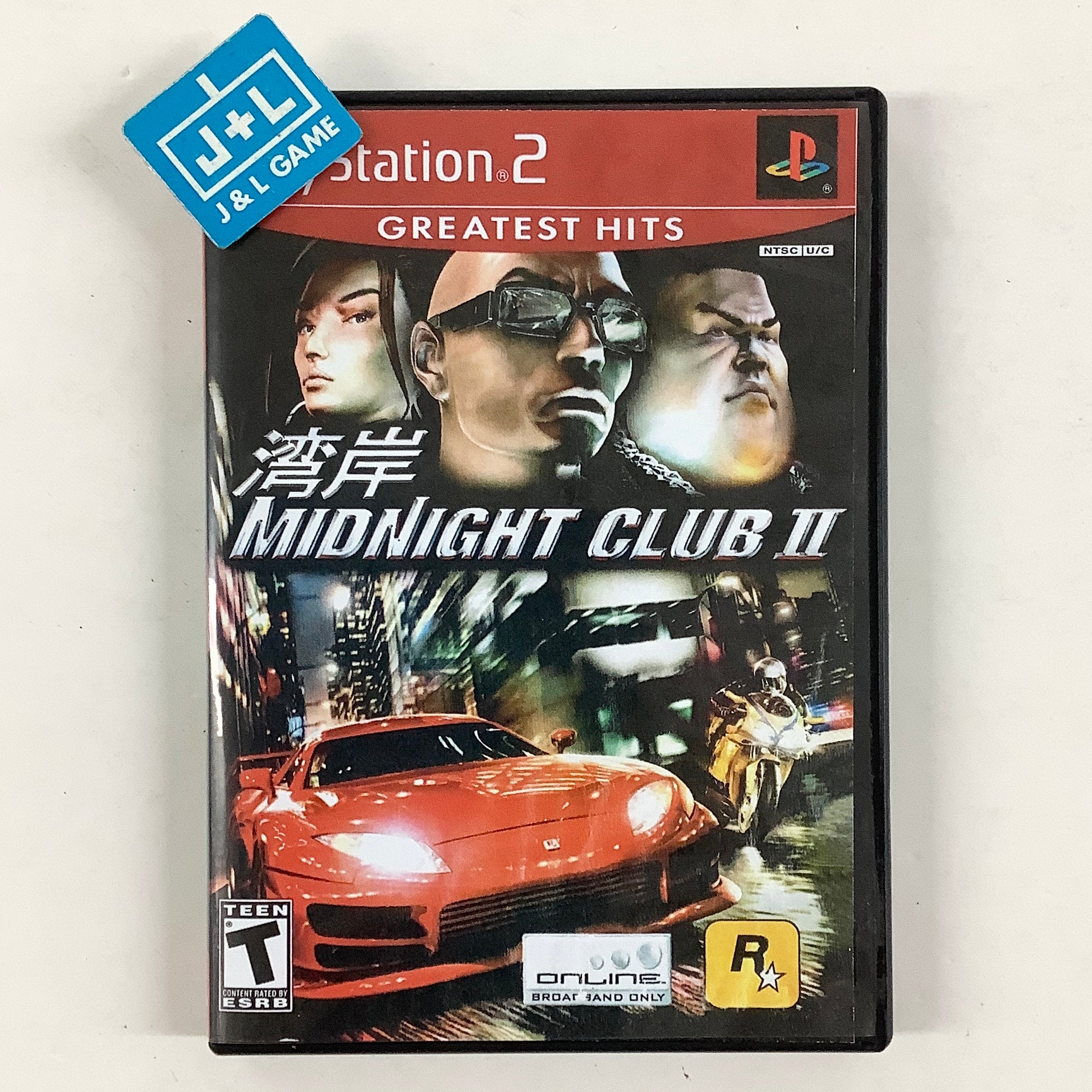 Midnight Club II (Greatest Hits) - (PS2) PlayStation 2 [Pre-Owned] Video Games Rockstar Games