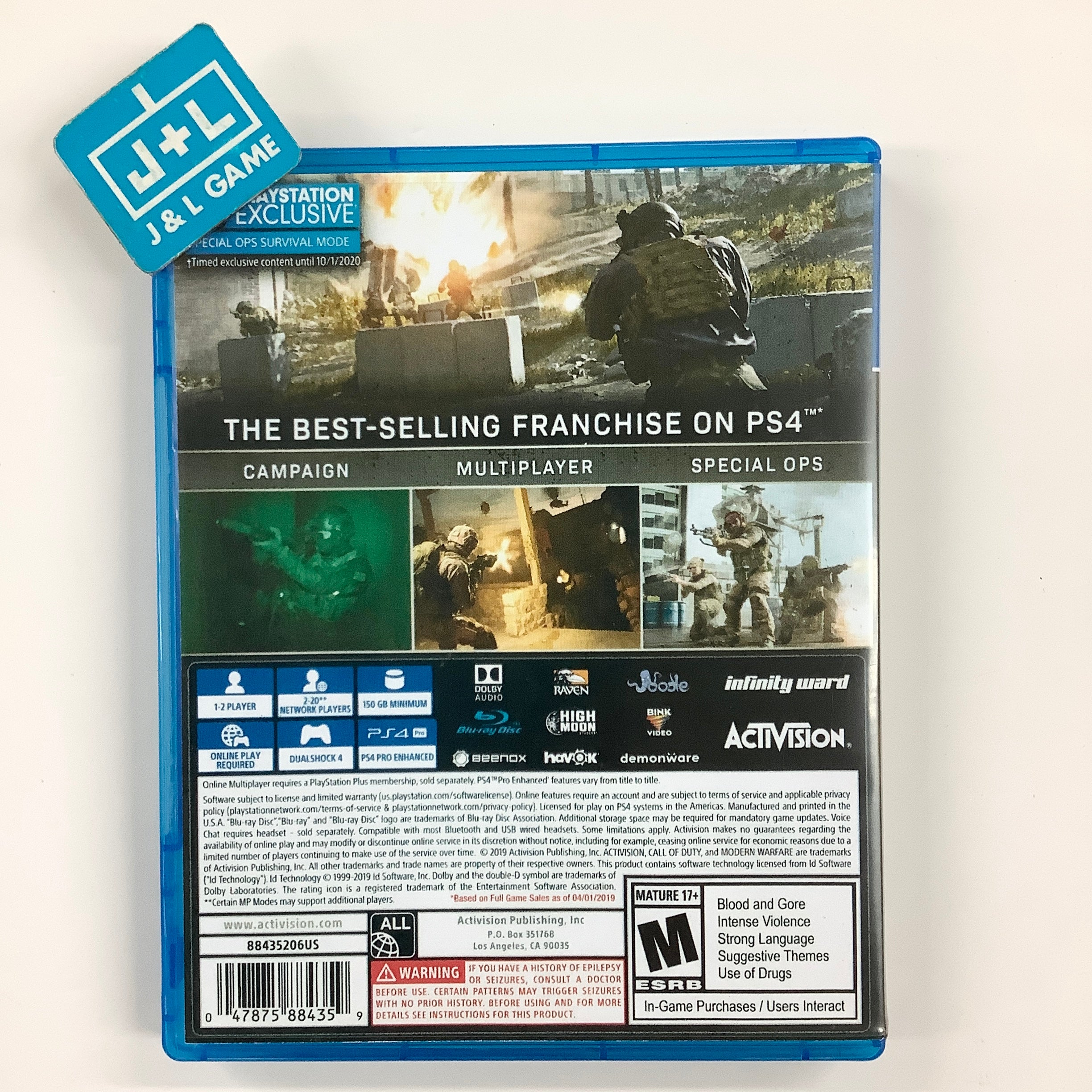 Call of Duty: Modern Warfare - (PS4) PlayStation 4 [Pre-Owned]