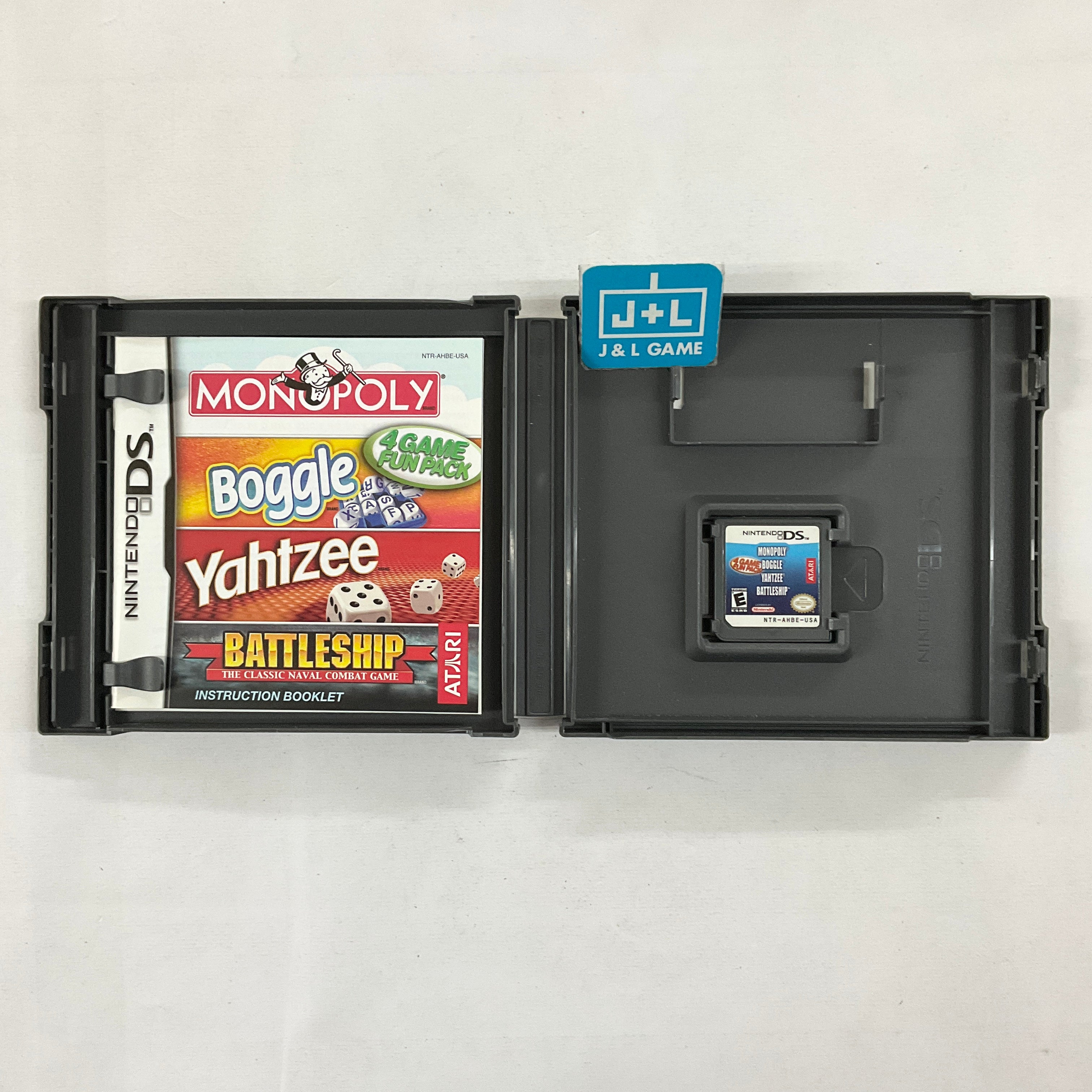 Monopoly / Boggle / Yahtzee / Battleship - (NDS) Nintendo DS [Pre-Owned] Video Games Atari SA