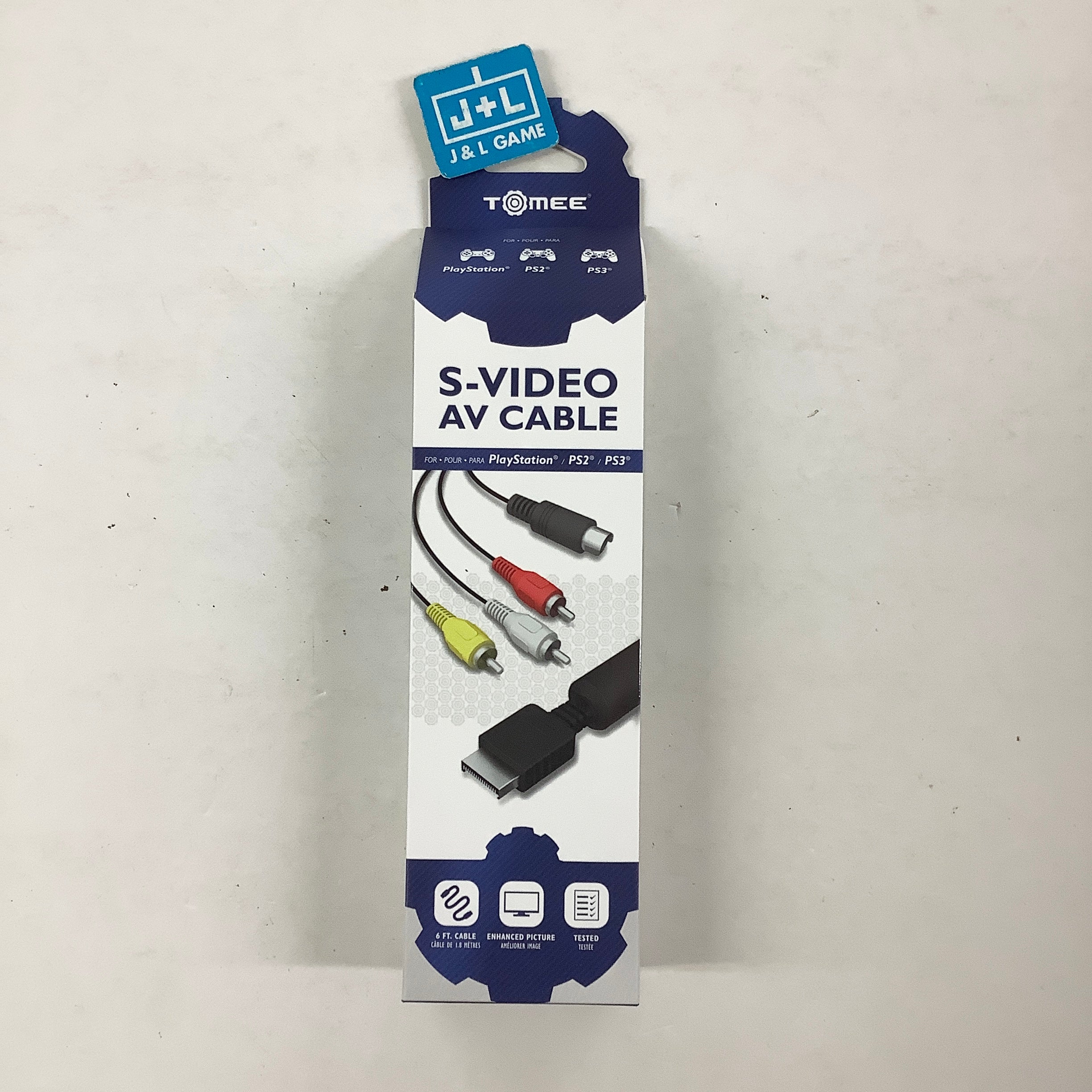 Tomee S-Video AV Cable for PlayStation 2 - (PS2) PlayStation 2