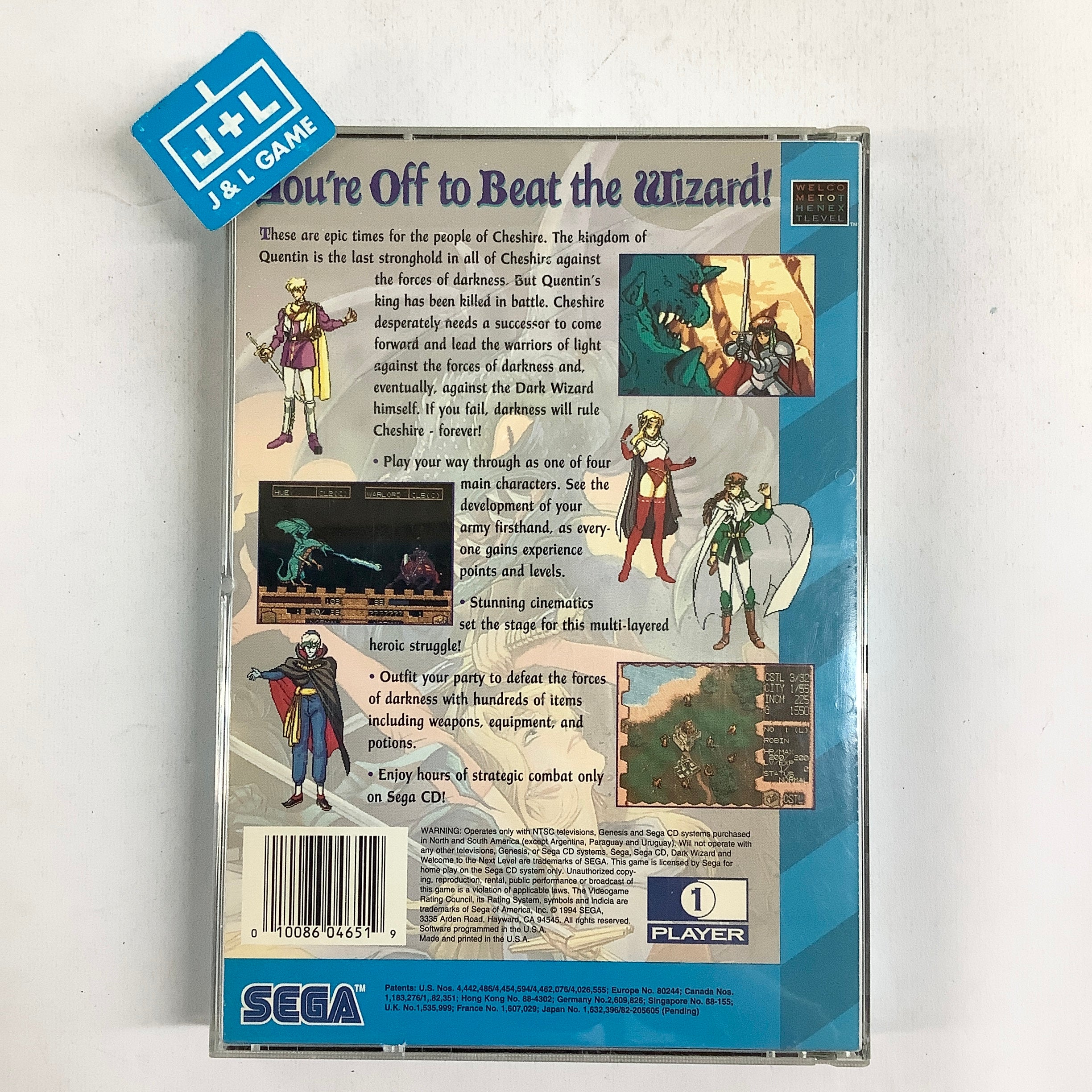 Dark Wizard - (SCD) SEGA CD [Pre-Owned] Video Games Sega